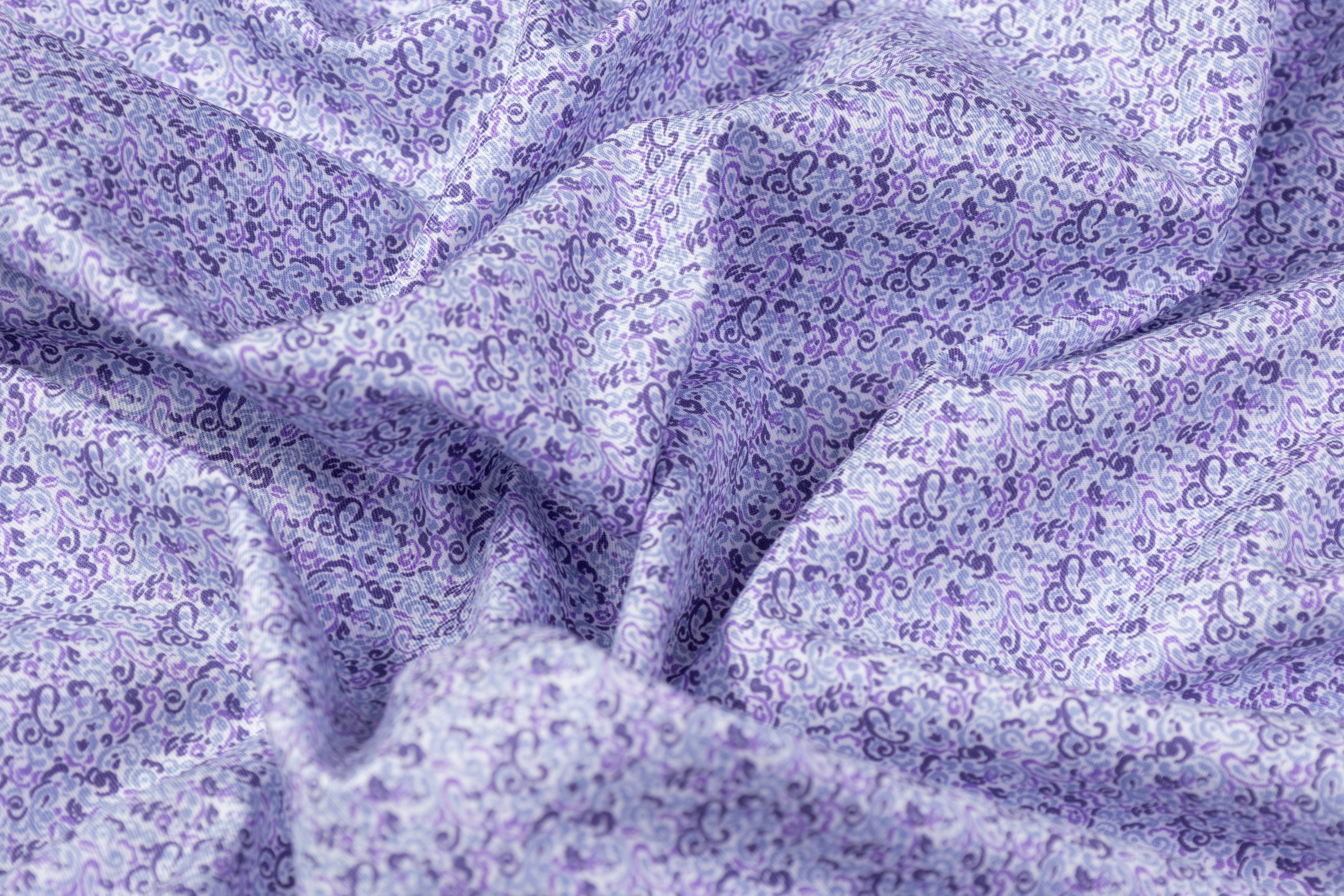Italian Cotton Shirting - Lavender / Periwinkle