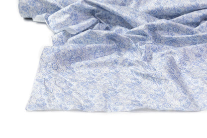 Italian Cotton Shirting - Blue