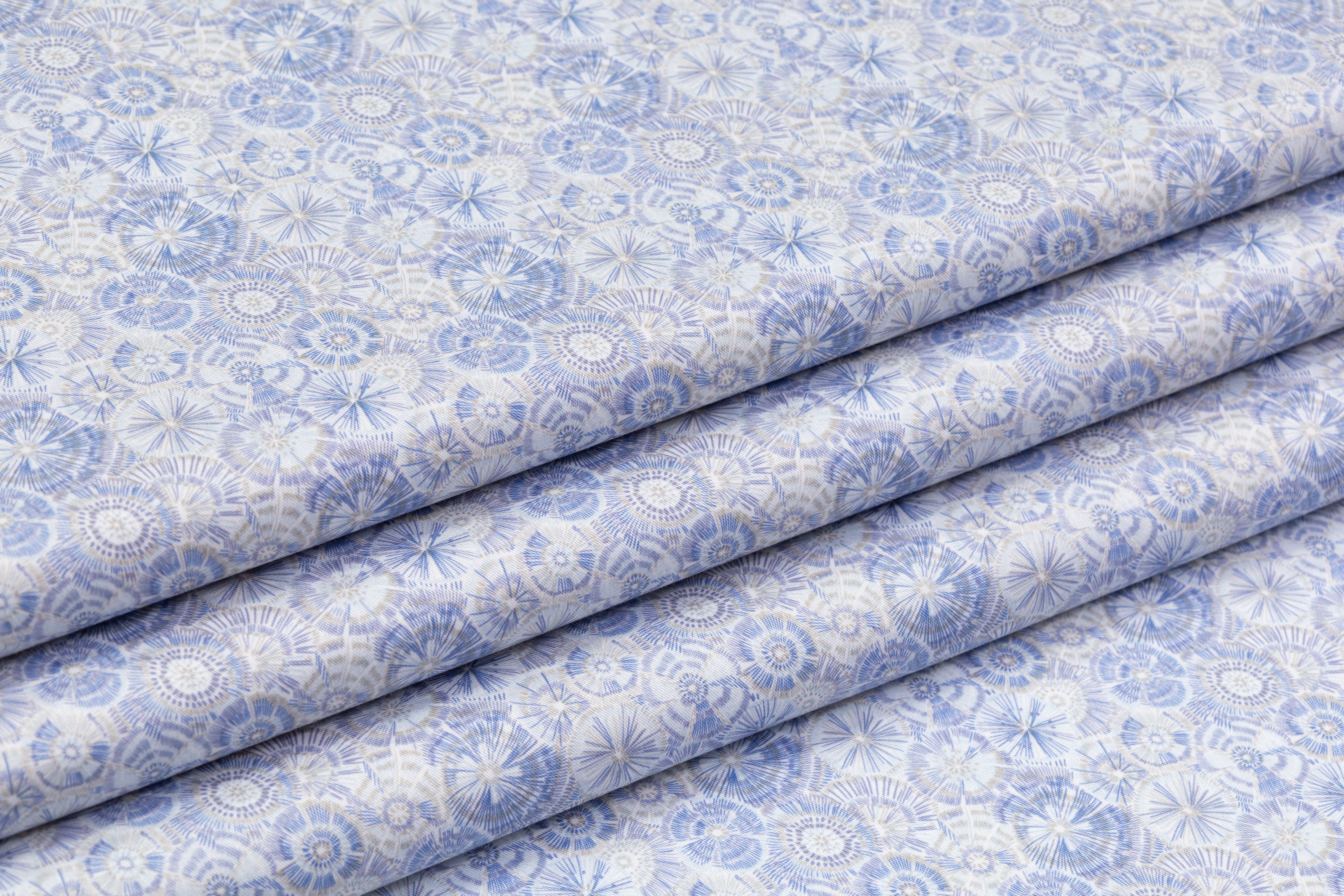 Italian Cotton Shirting - Blue