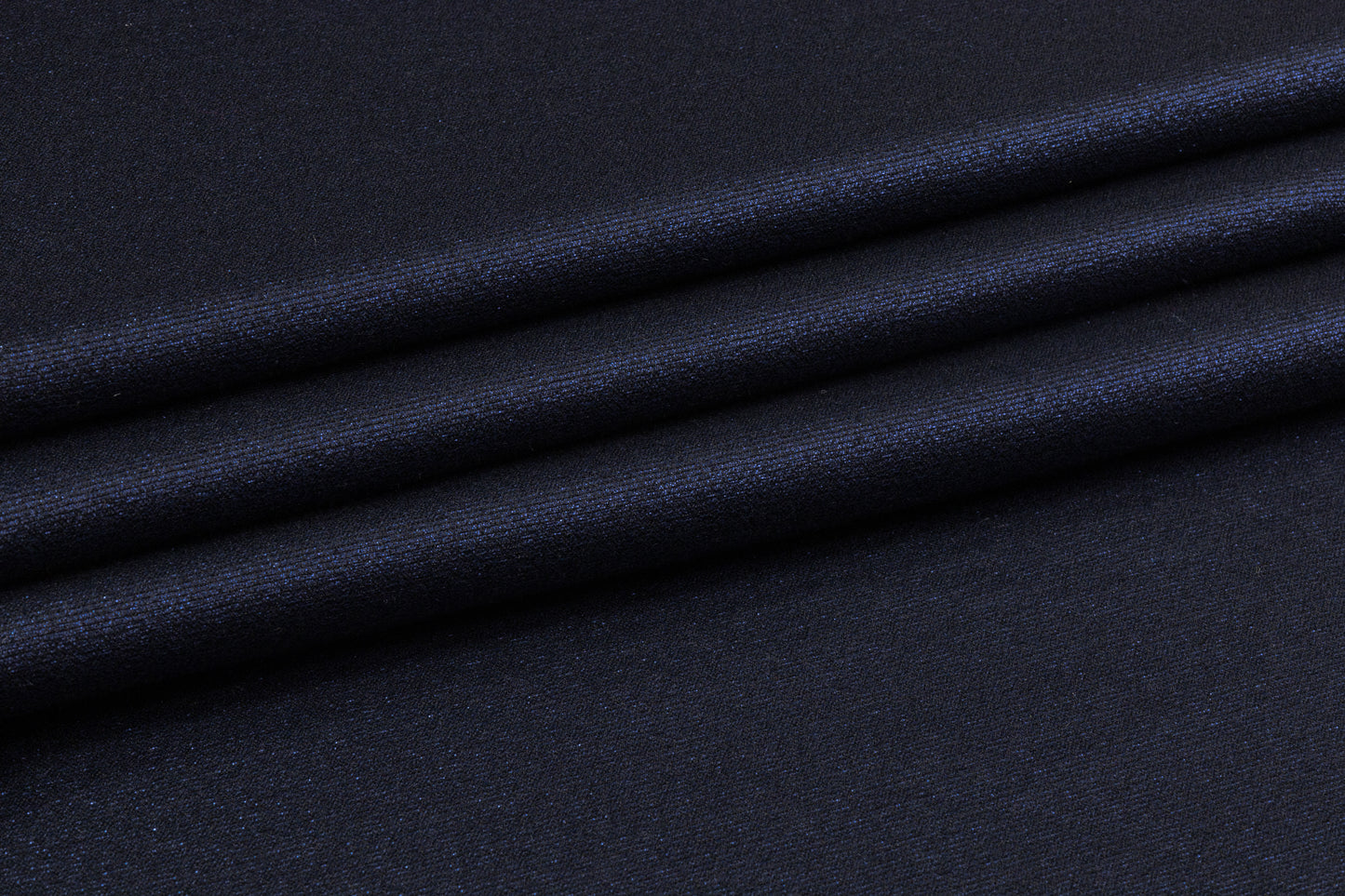 Metallic Brocade - Navy / Black