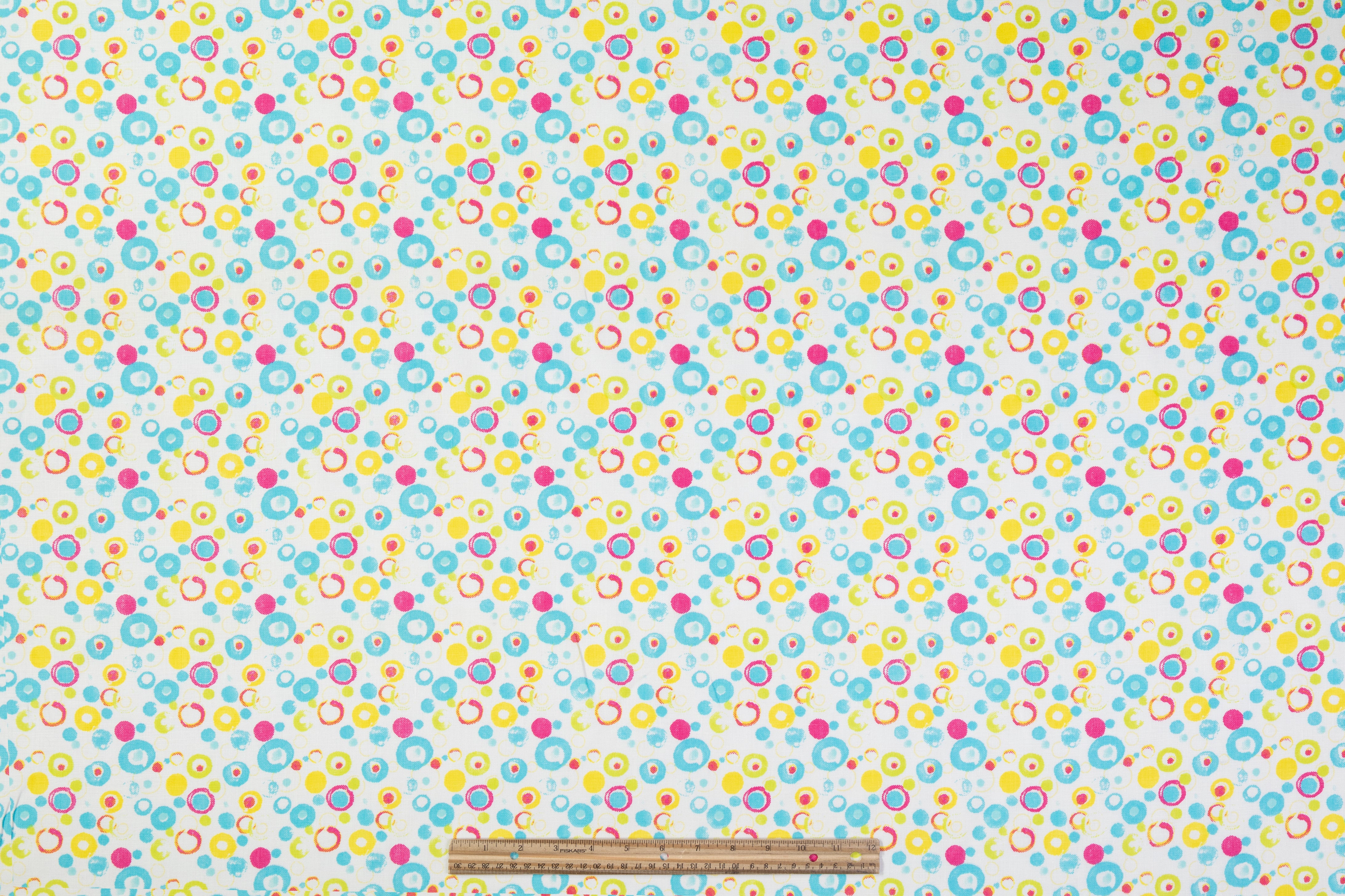 Retro Circle Linen - Multicolor