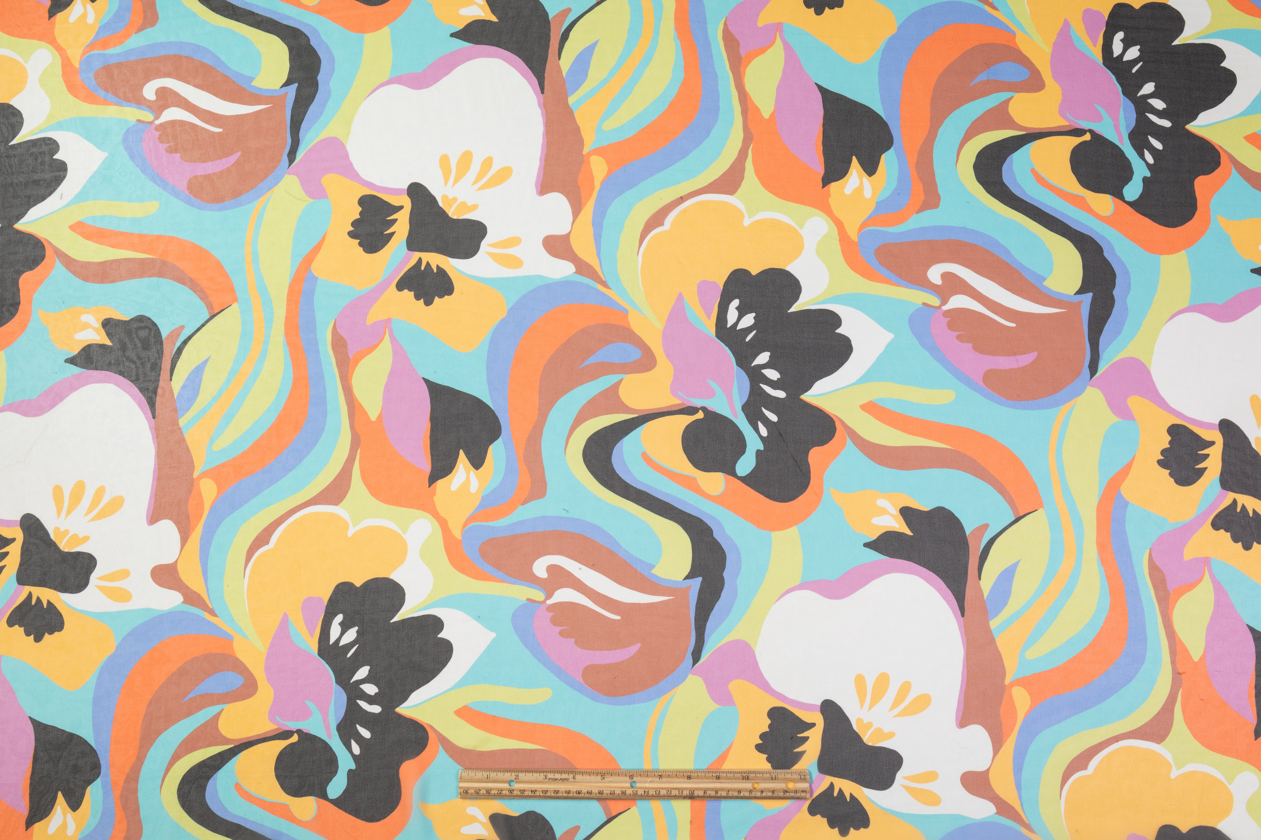Etro - Abstract Italian Silk Chiffon - Multicolor