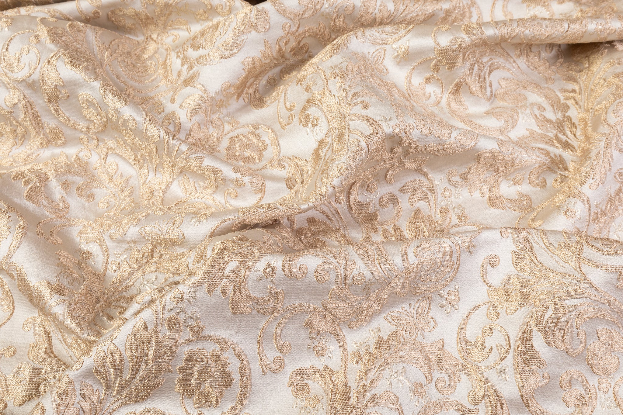 Gold Metallic Broacade Fabric