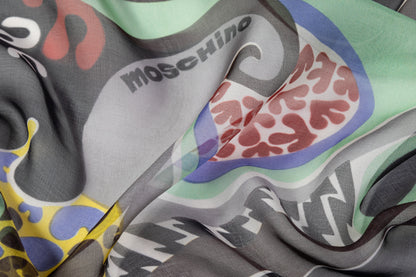 Moschino - Abstract Silk Chiffon - Multicolor