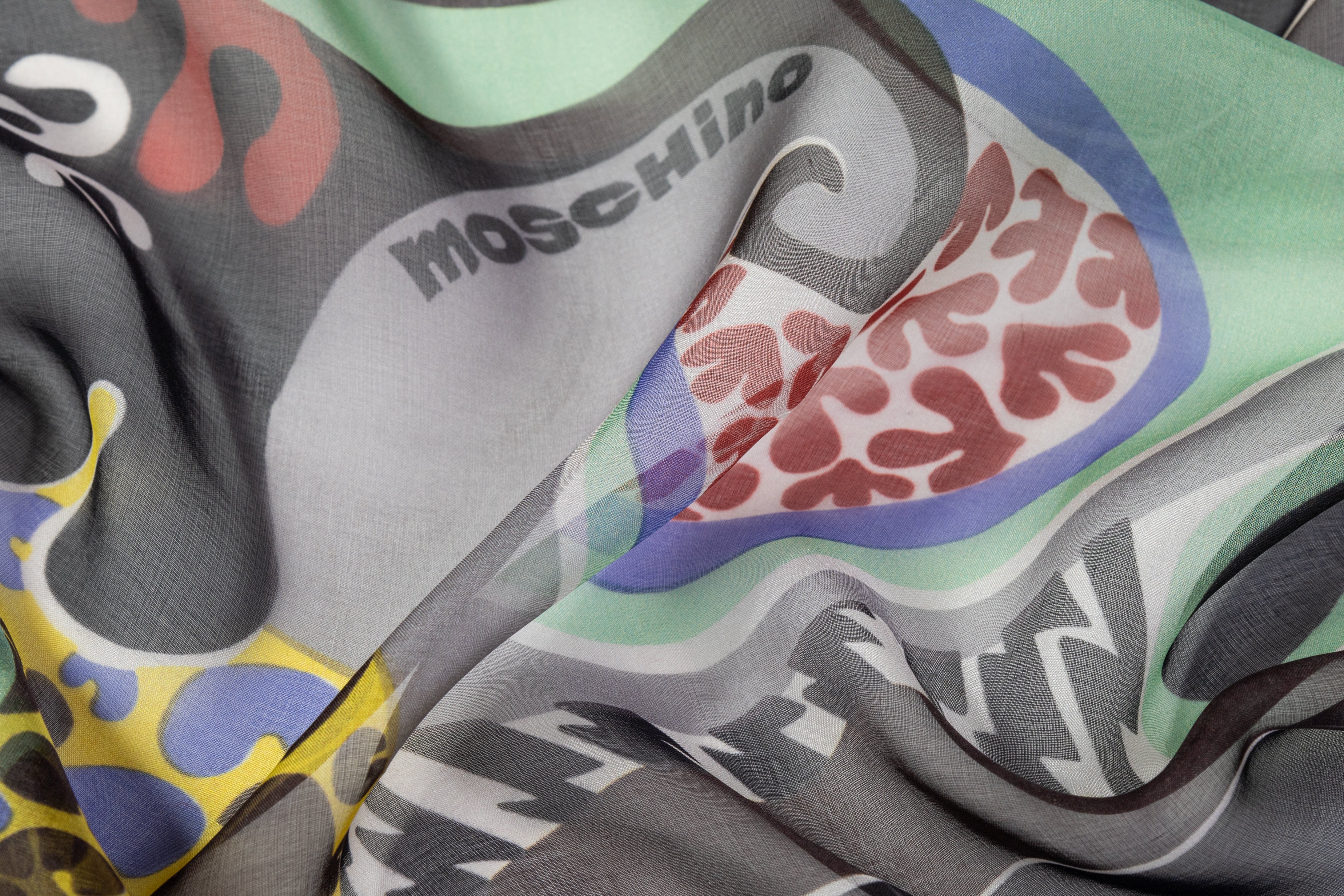 Moschino - Abstract Silk Chiffon - Multicolor