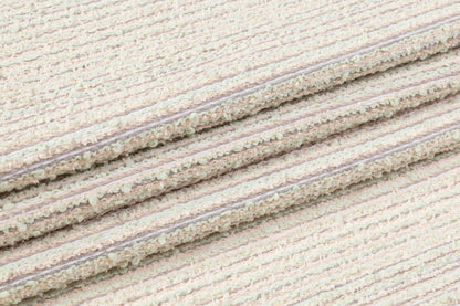 Luigi Verga - Striped Italian Tweed Boucle - Mint / Cream