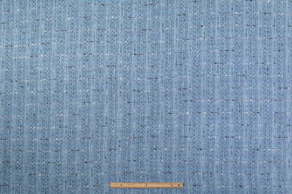 Metallic Tweed Boucle - Blue