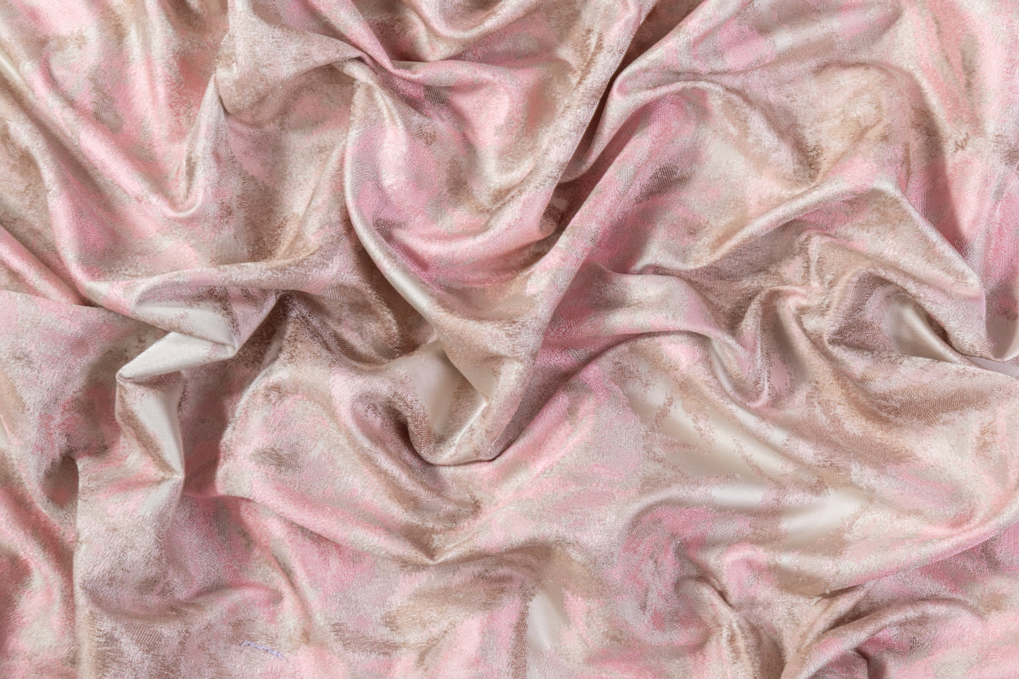 Abstract Brocade - Pink / Beige