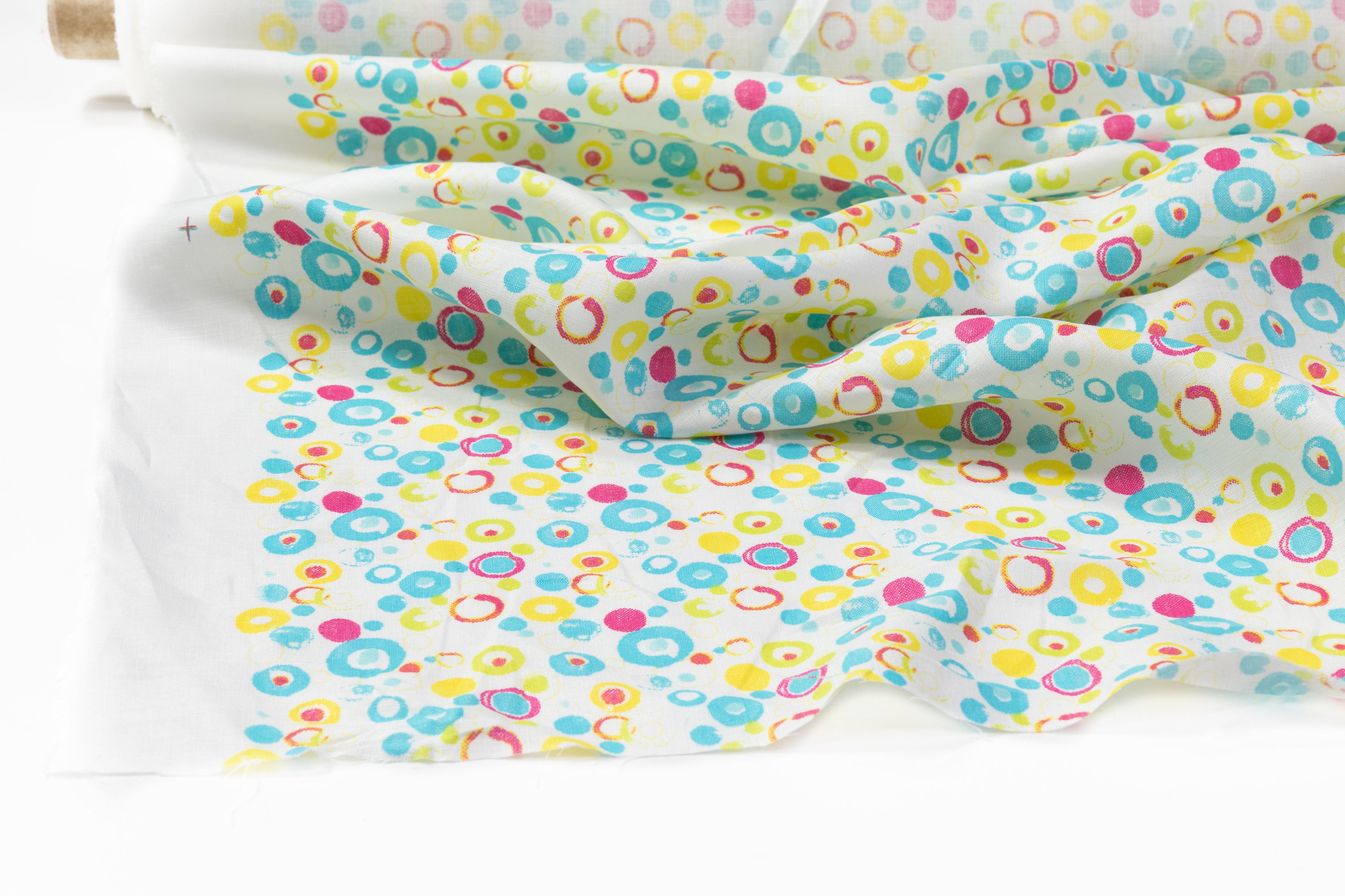 Retro Circle Linen - Multicolor