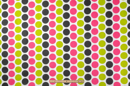 Polka Dot Cotton Canvas - Multicolor