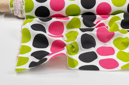 Polka Dot Cotton Canvas - Multicolor