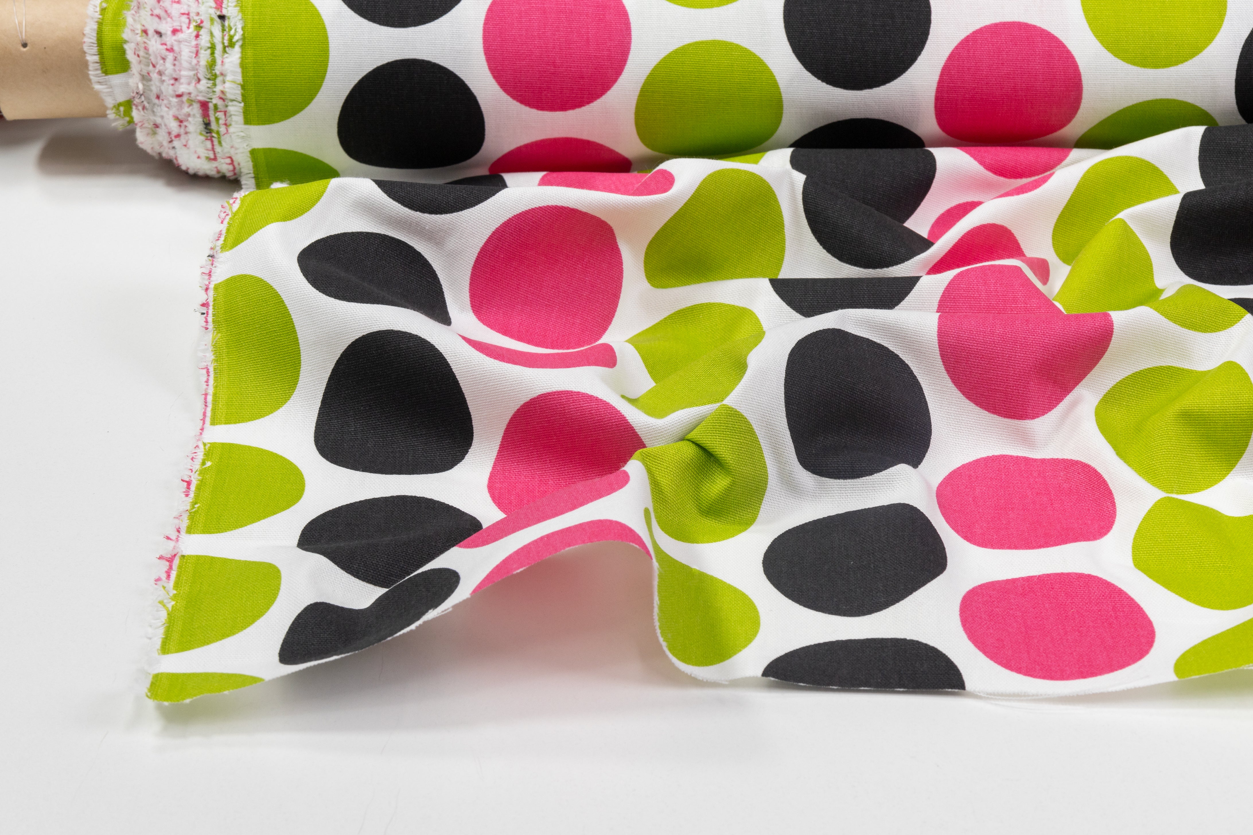 Polka Dot Cotton Canvas - Multicolor