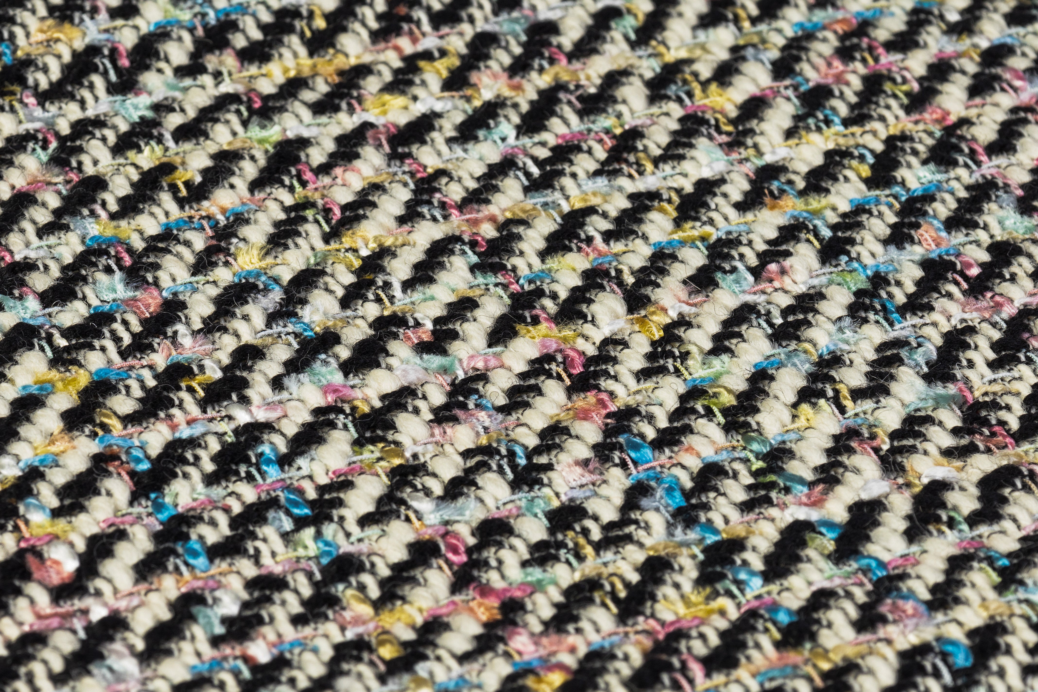 Italian Wool Blend Tweed - Multicolor