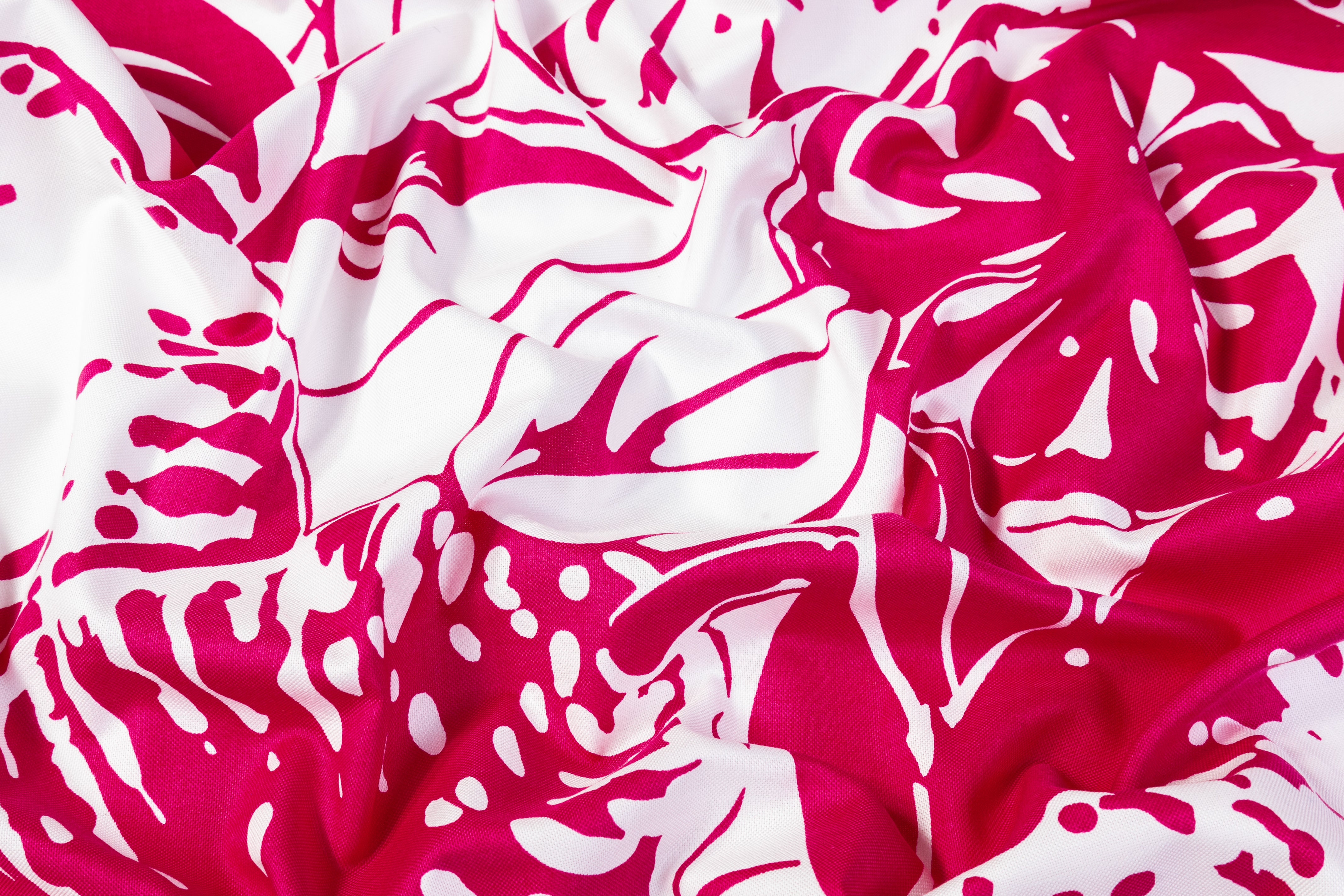 Emanuel Ungaro - Floral Italian Cotton - Magenta / White