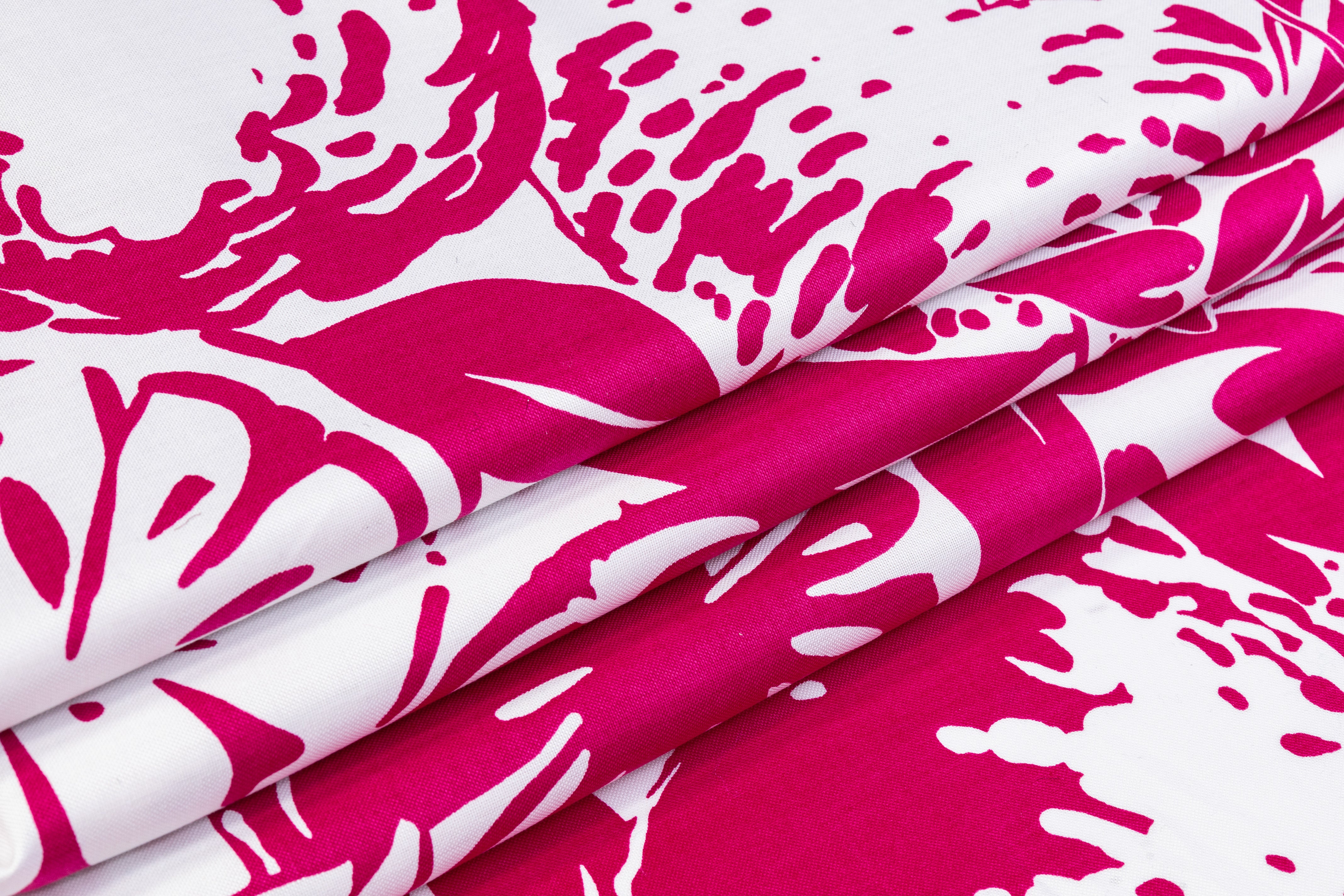 Emanuel Ungaro - Floral Italian Cotton - Magenta / White