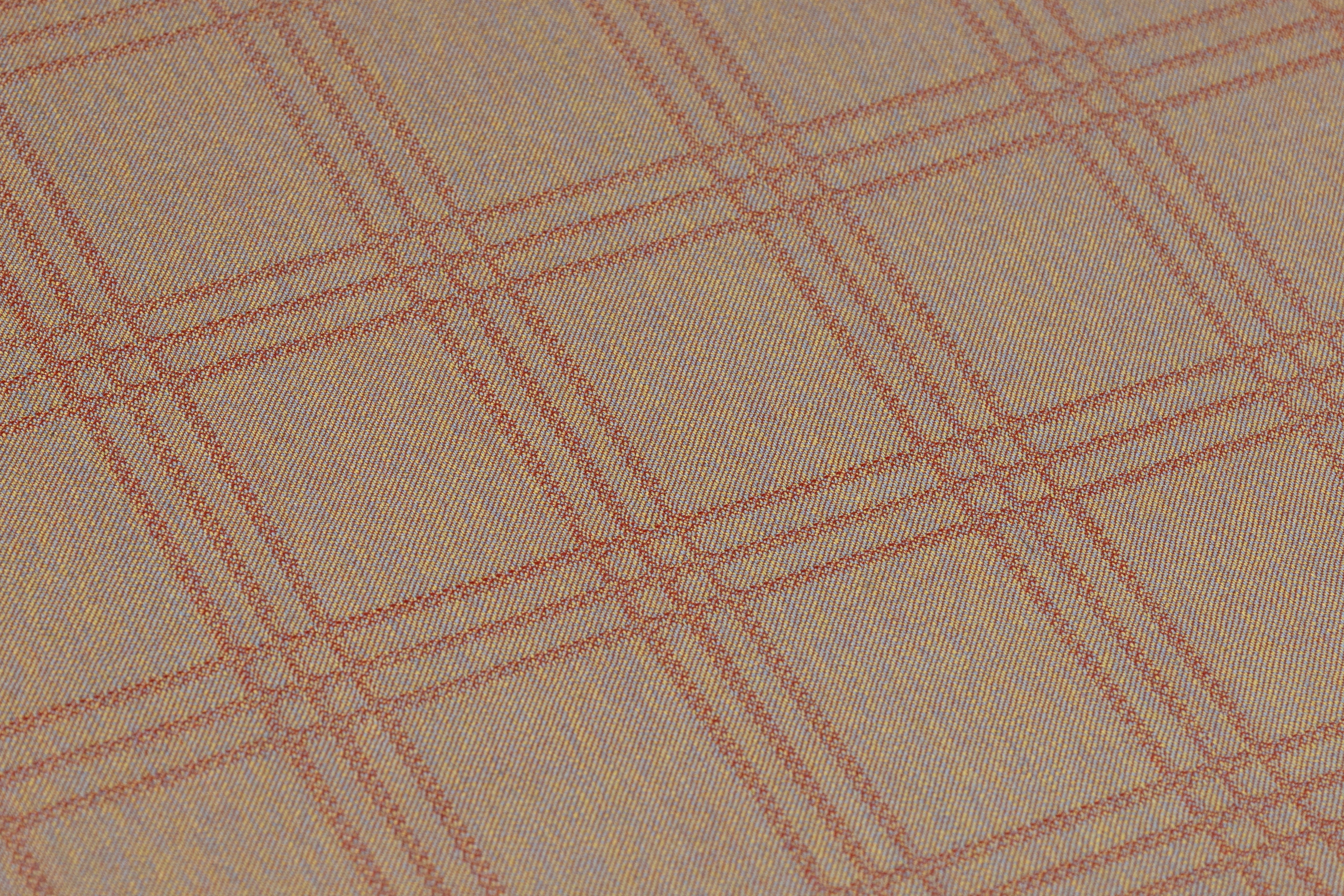 Vitale Barberis Canonico - Iridescent Checked Italian Wool Suiting - Olive / Rust