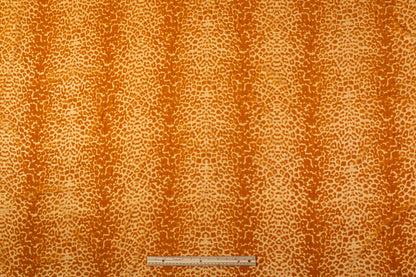 Cheetah Velvet Burnout - Copper