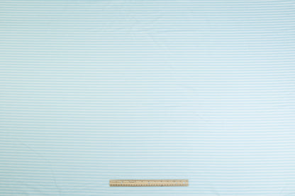 Striped Cotton Shirting - Blue / White