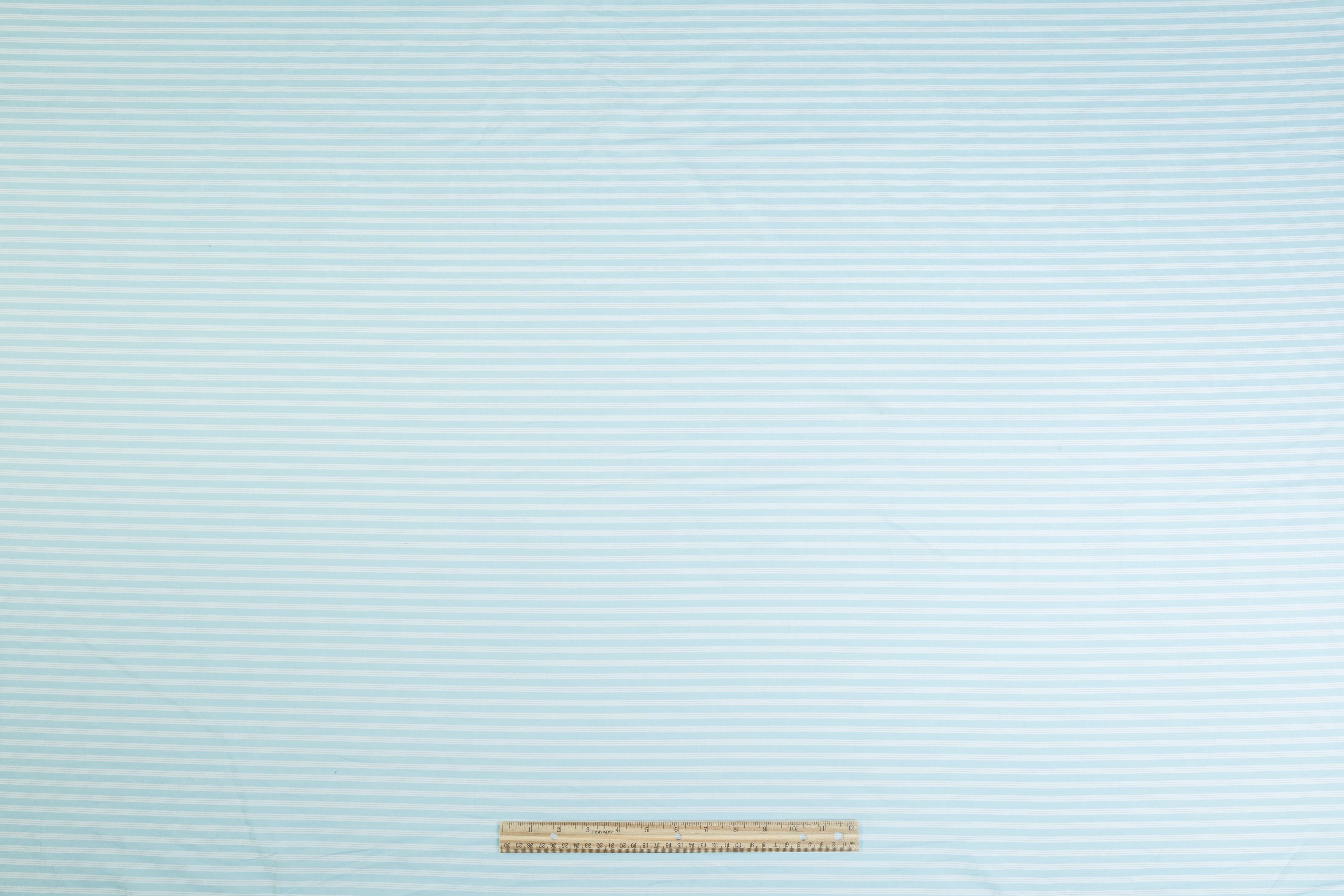 Striped Cotton Shirting - Blue / White