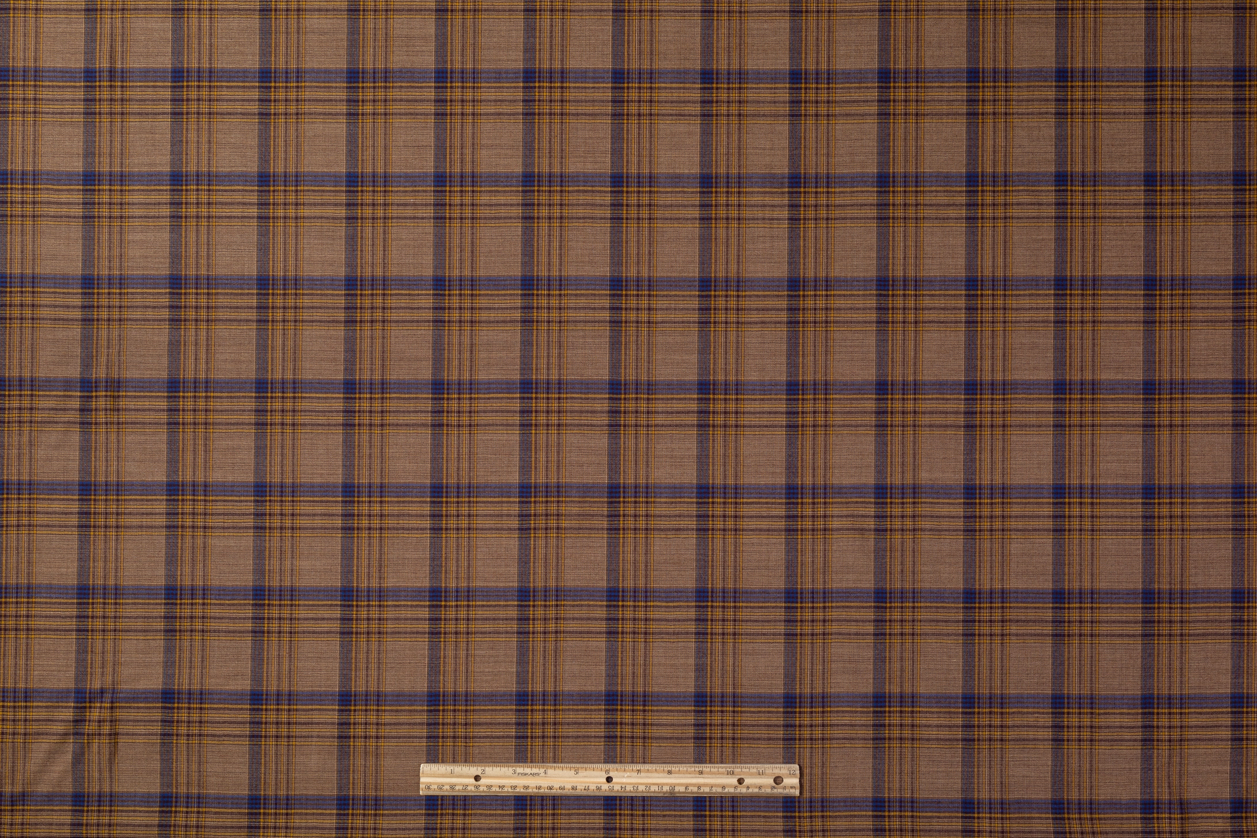 Emanuel Ungaro - Checked Italian Stretch Wool Suiting - Brown / Blue