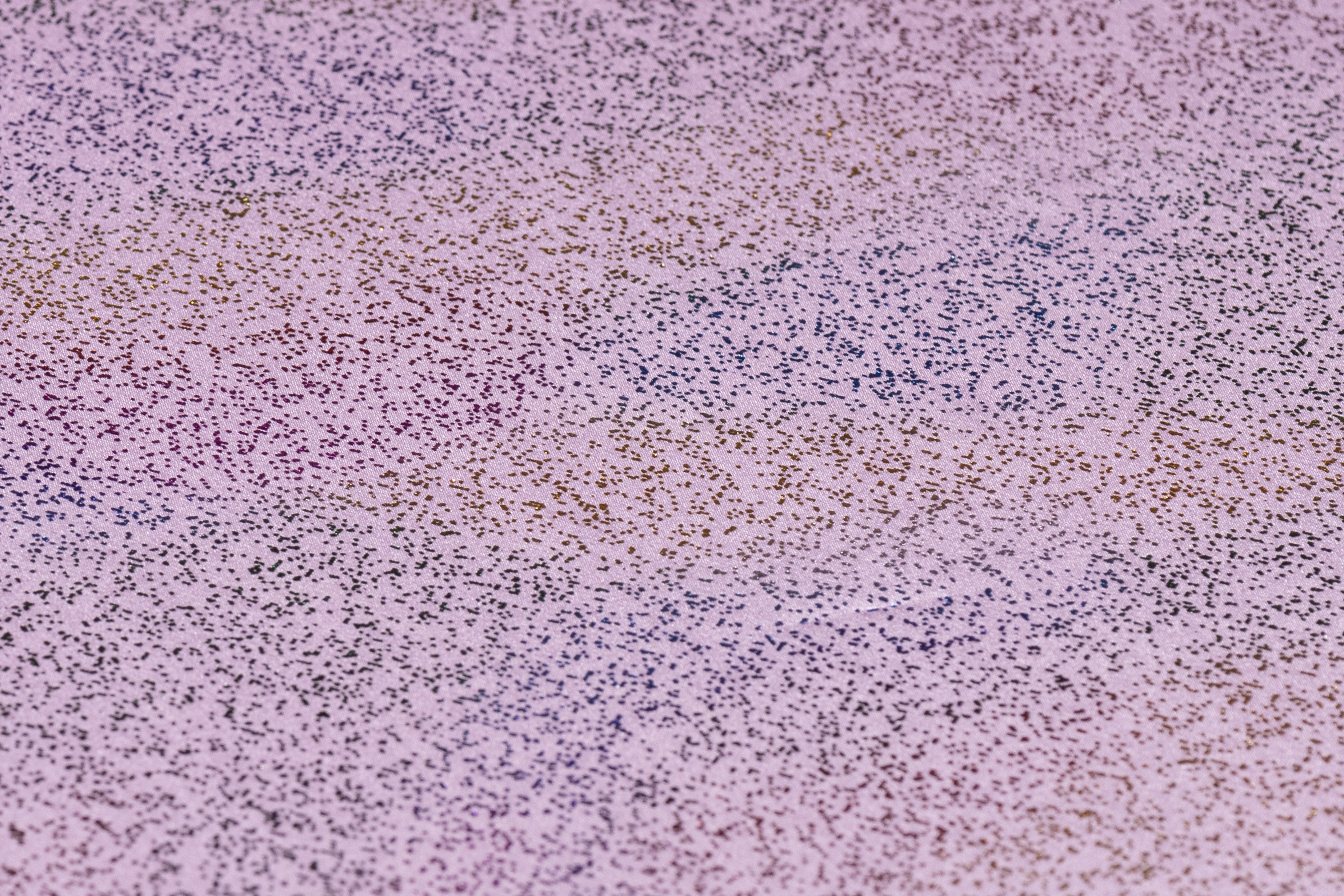 Abstract Laminated Italian Silk Charmeuse - Lilac / Multicolor