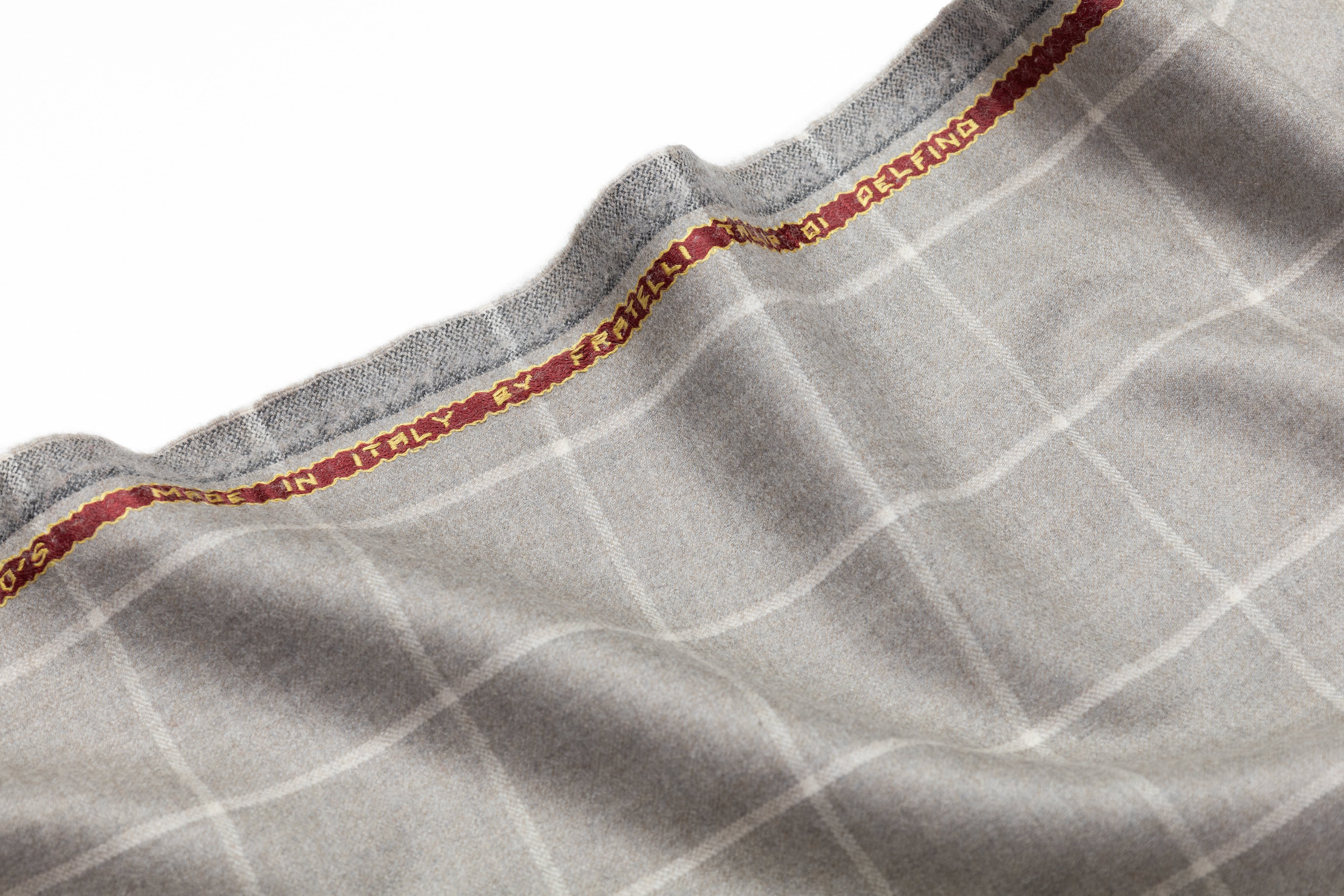 Carnet - Super 130s Italian Wool Flannel Suiting - Gray