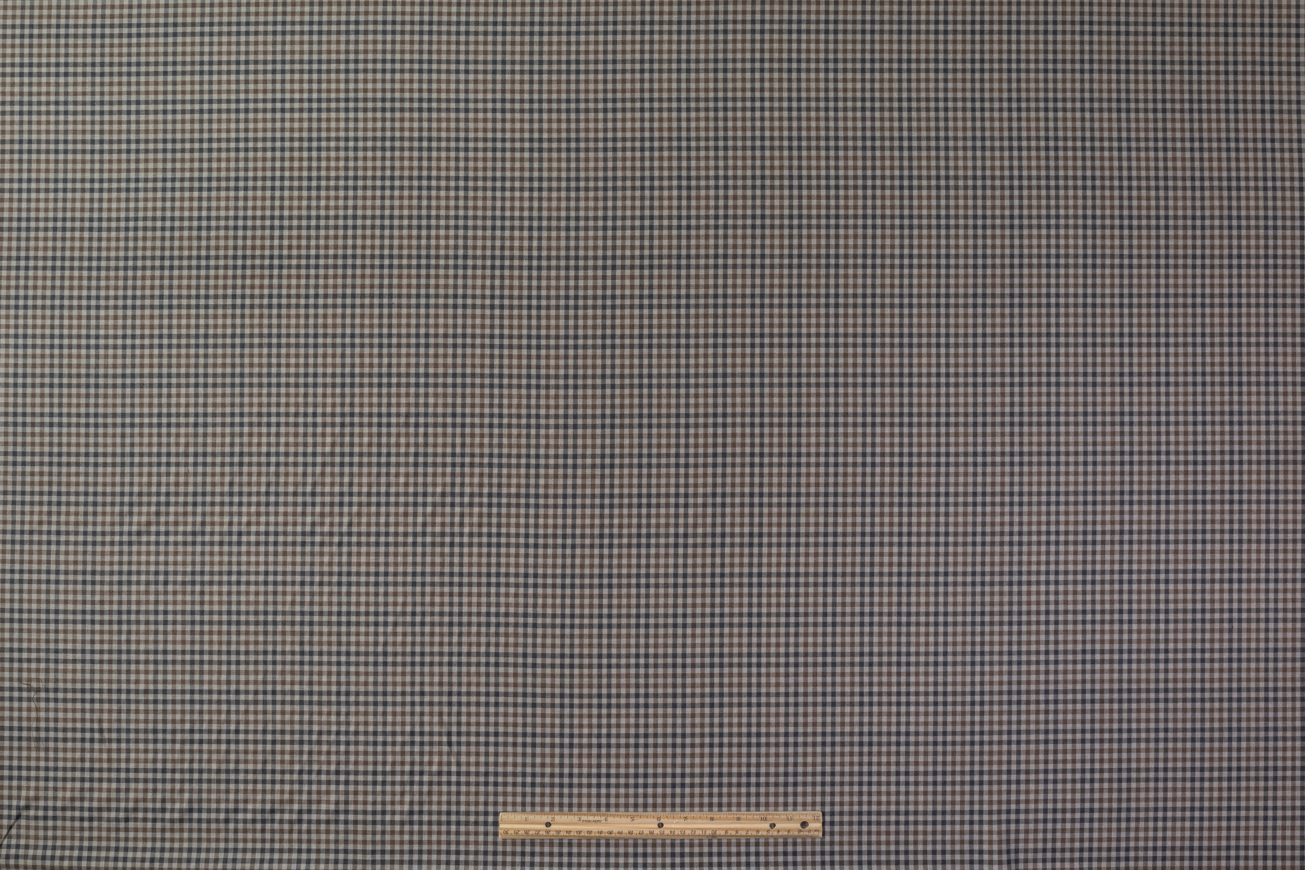 Reda - Super 130s Italian Wool Suiting - Taupe / Gray