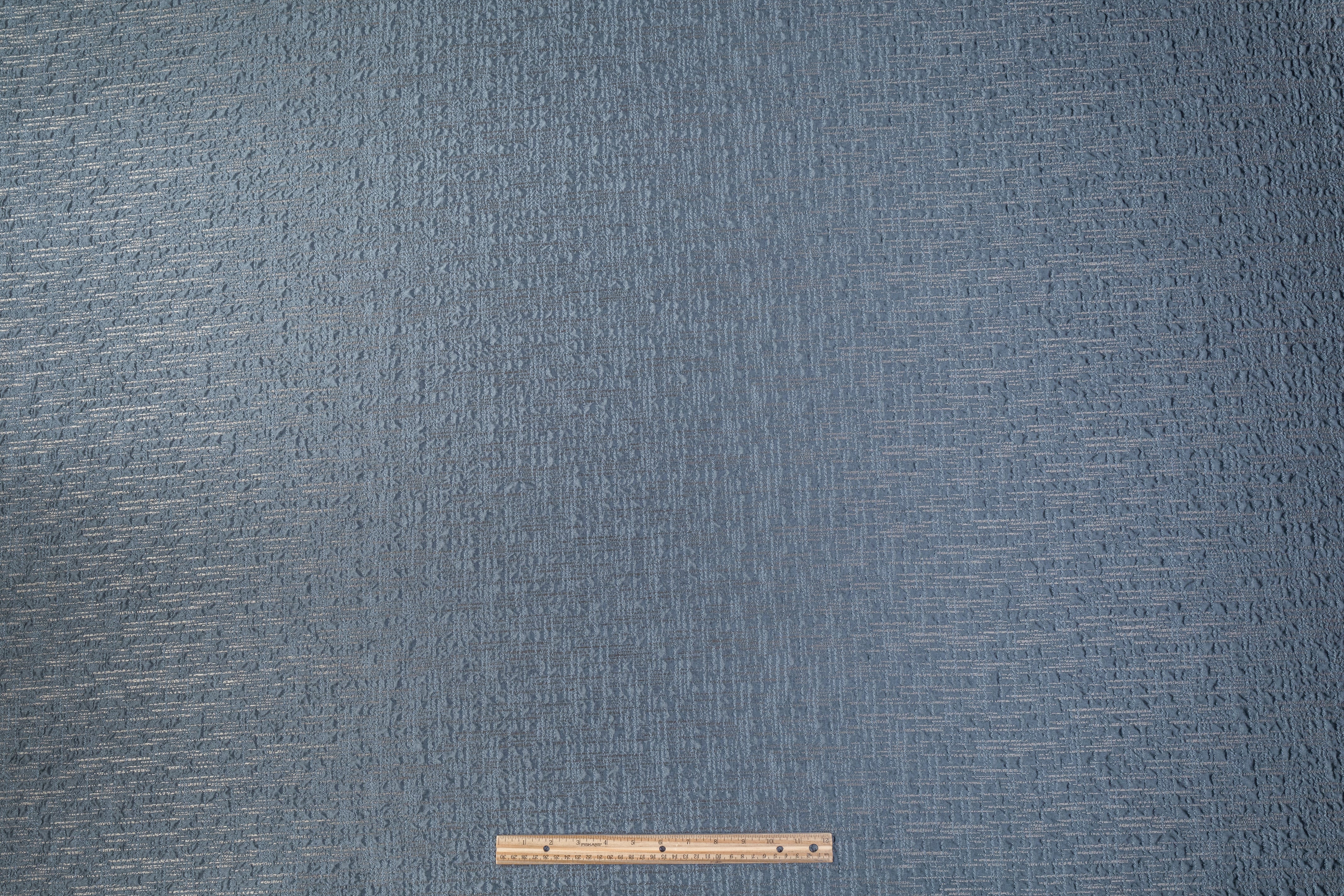 Crushed Metallic Brocade - Blue