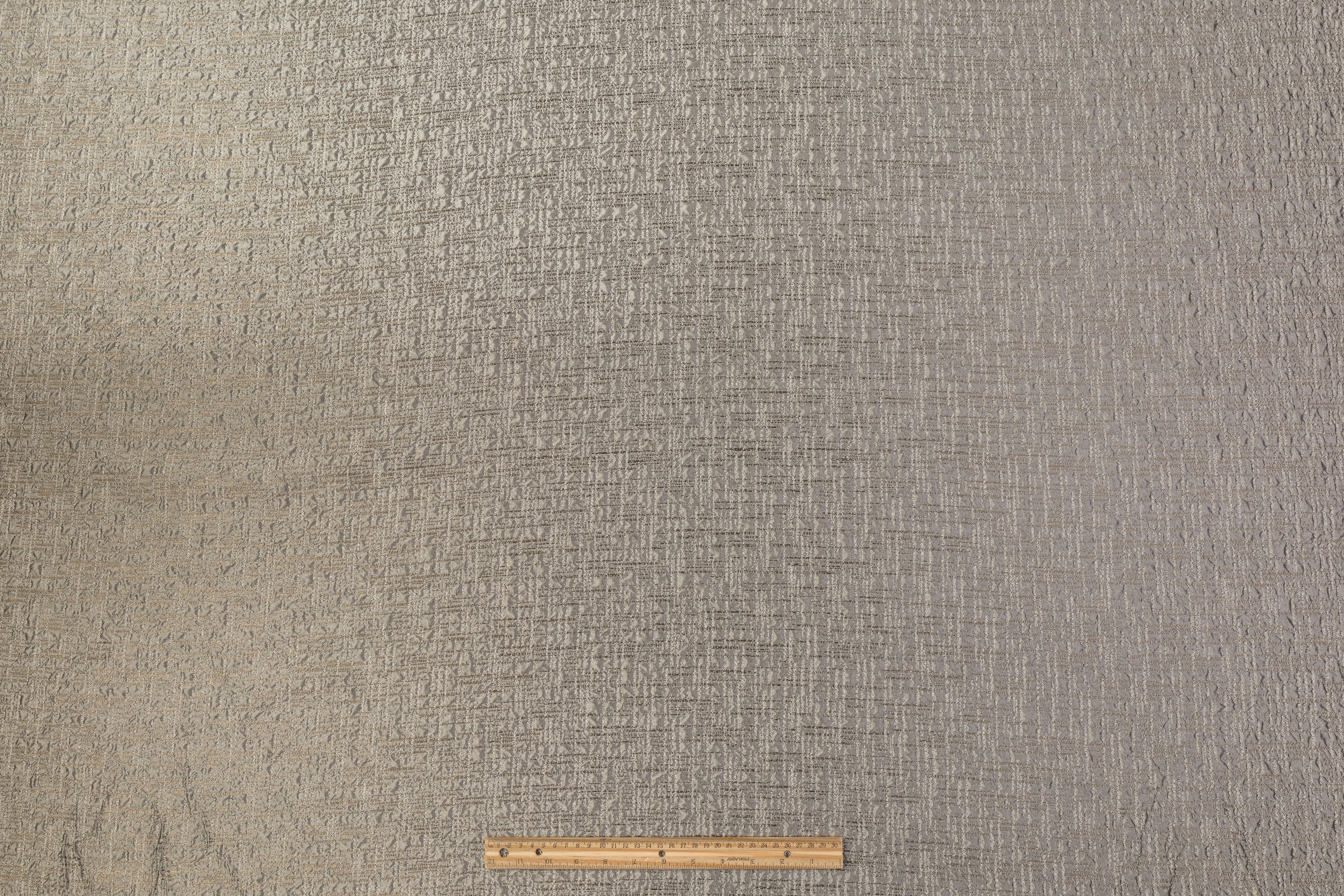 Crushed Metallic Brocade - Gray