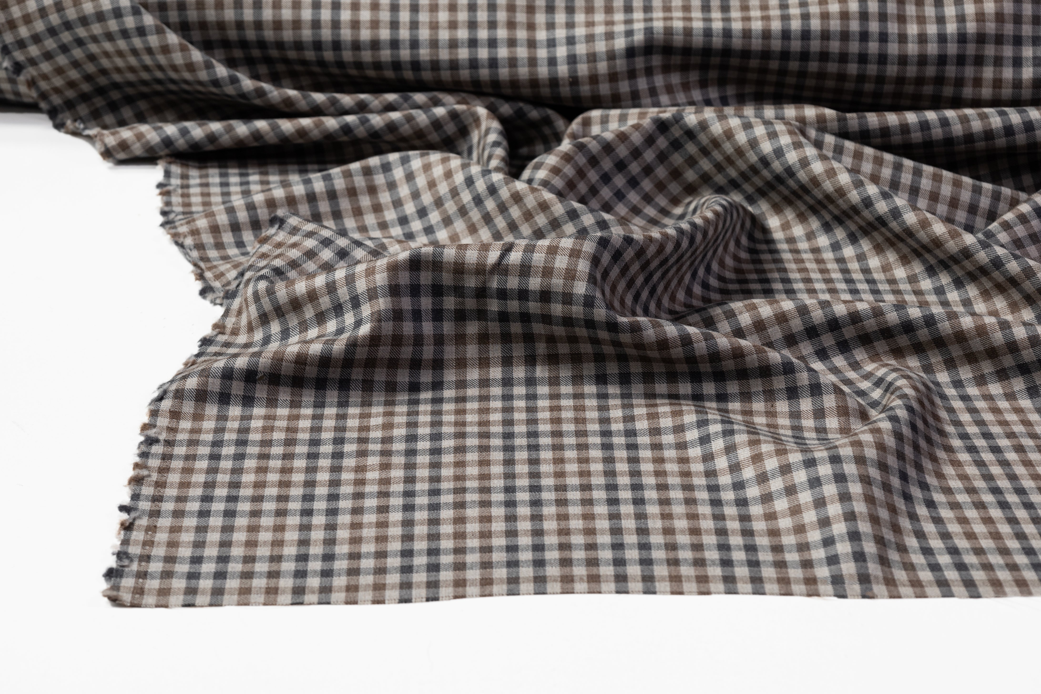 Reda - Super 130s Italian Wool Suiting - Taupe / Gray