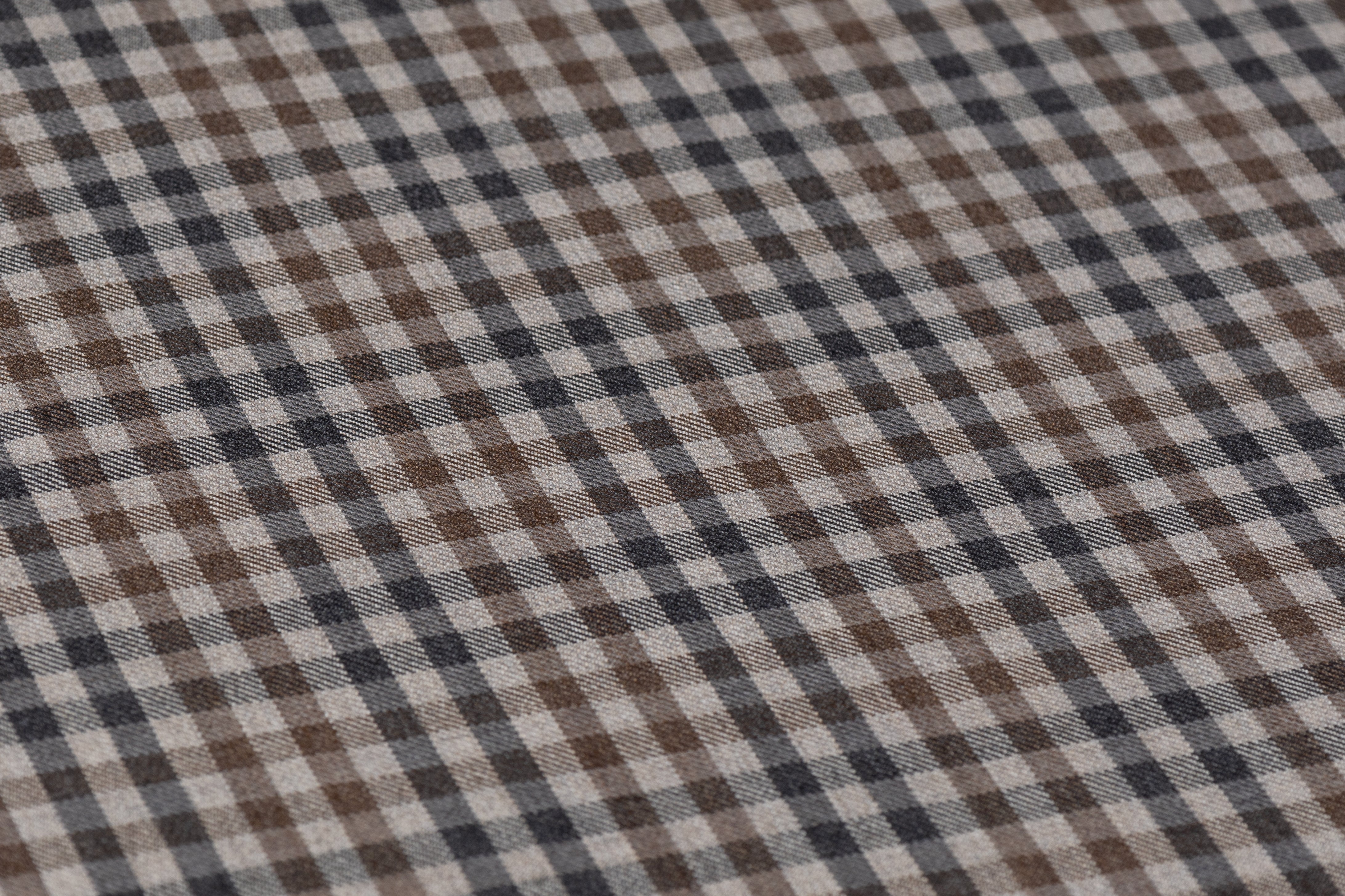 Reda - Super 130s Italian Wool Suiting - Taupe / Gray