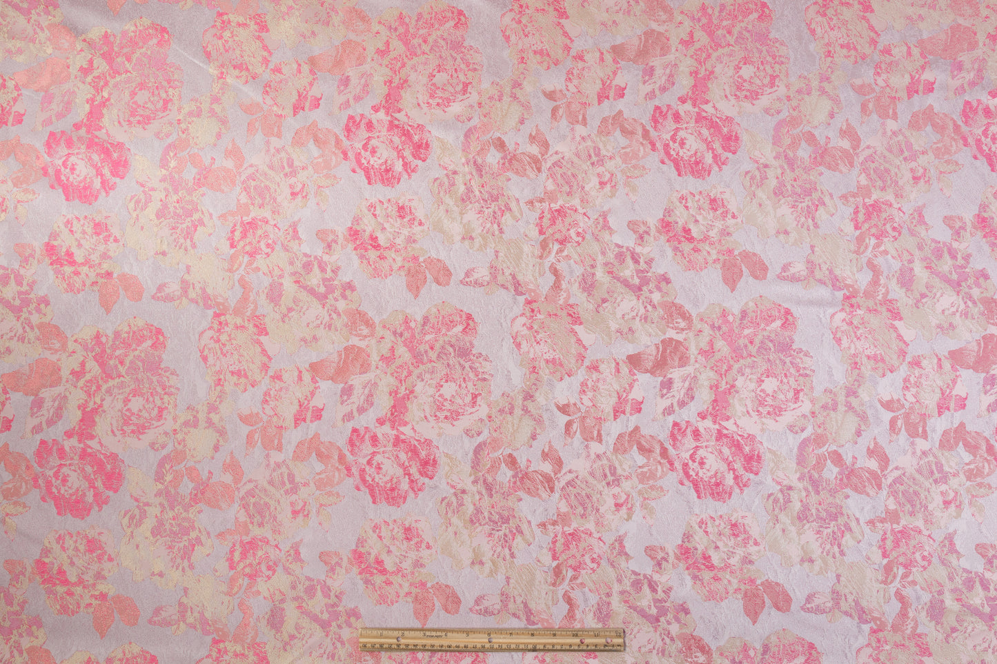 Floral Brocade - Pink / Purple / Beige
