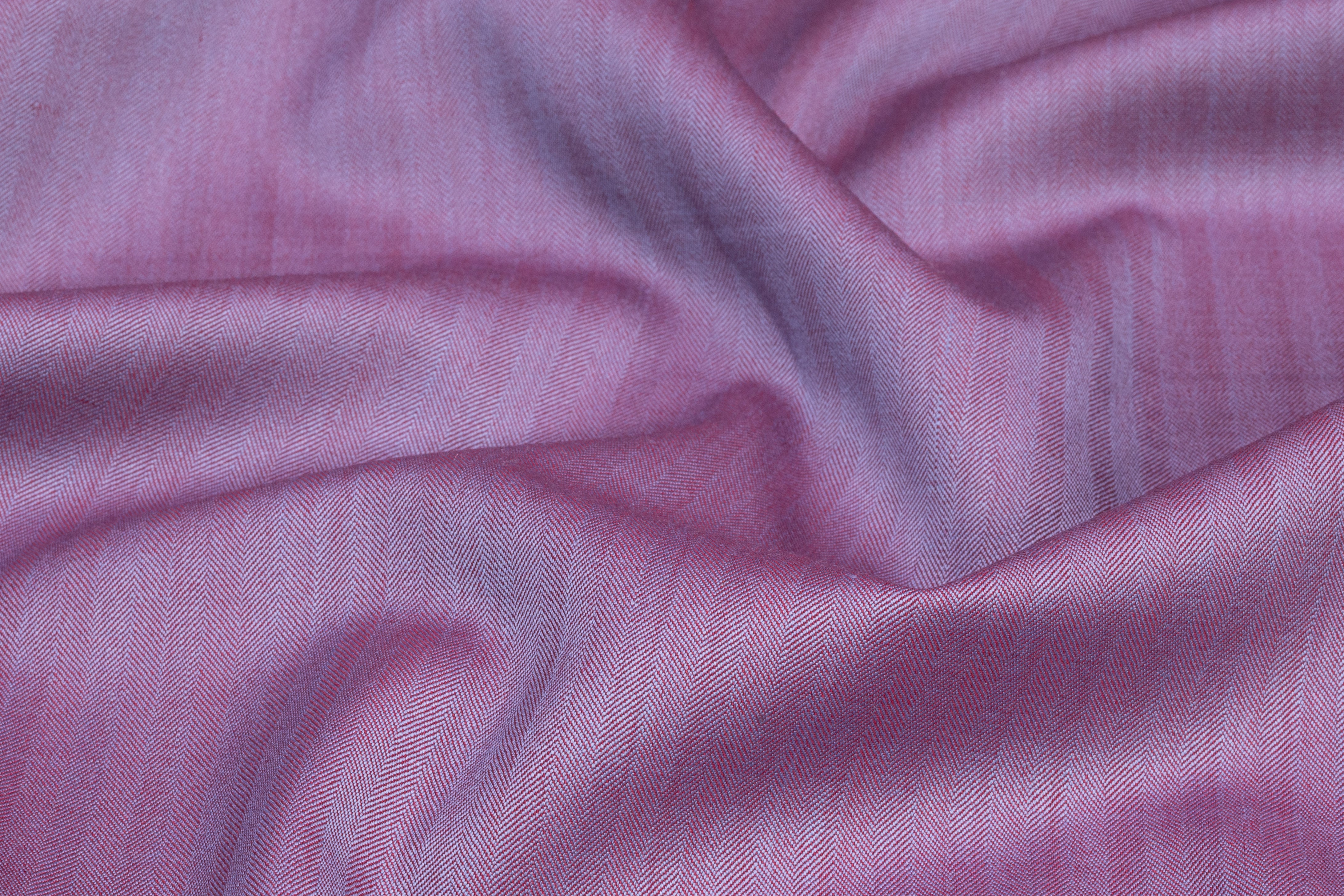 Iridescent Italian Summer Tasmania Super 130s Wool Suiting - Purple / Rose