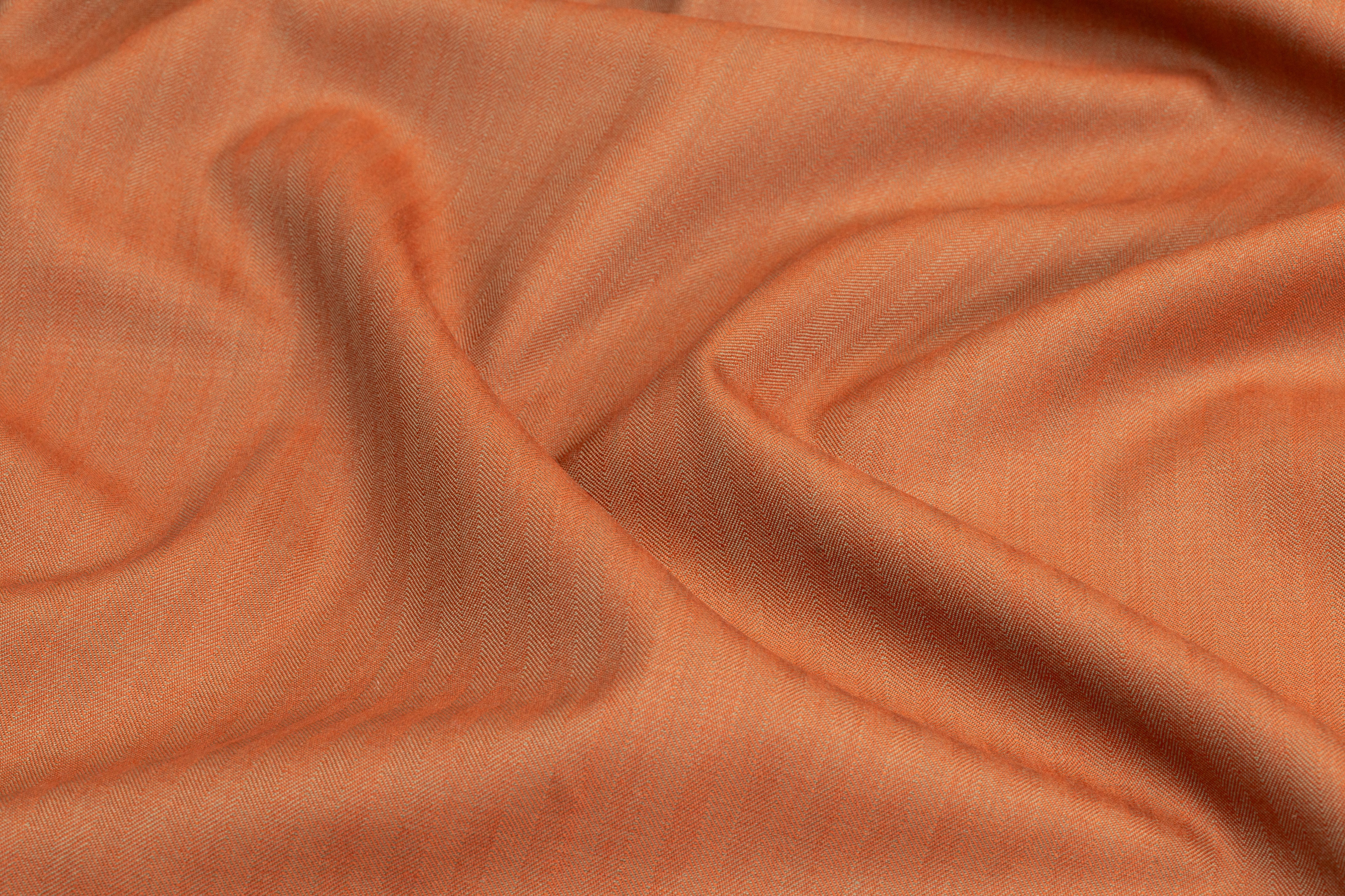 Iridescent Italian Summer Tasmania Super 130s Wool Suiting - Rust / Khaki