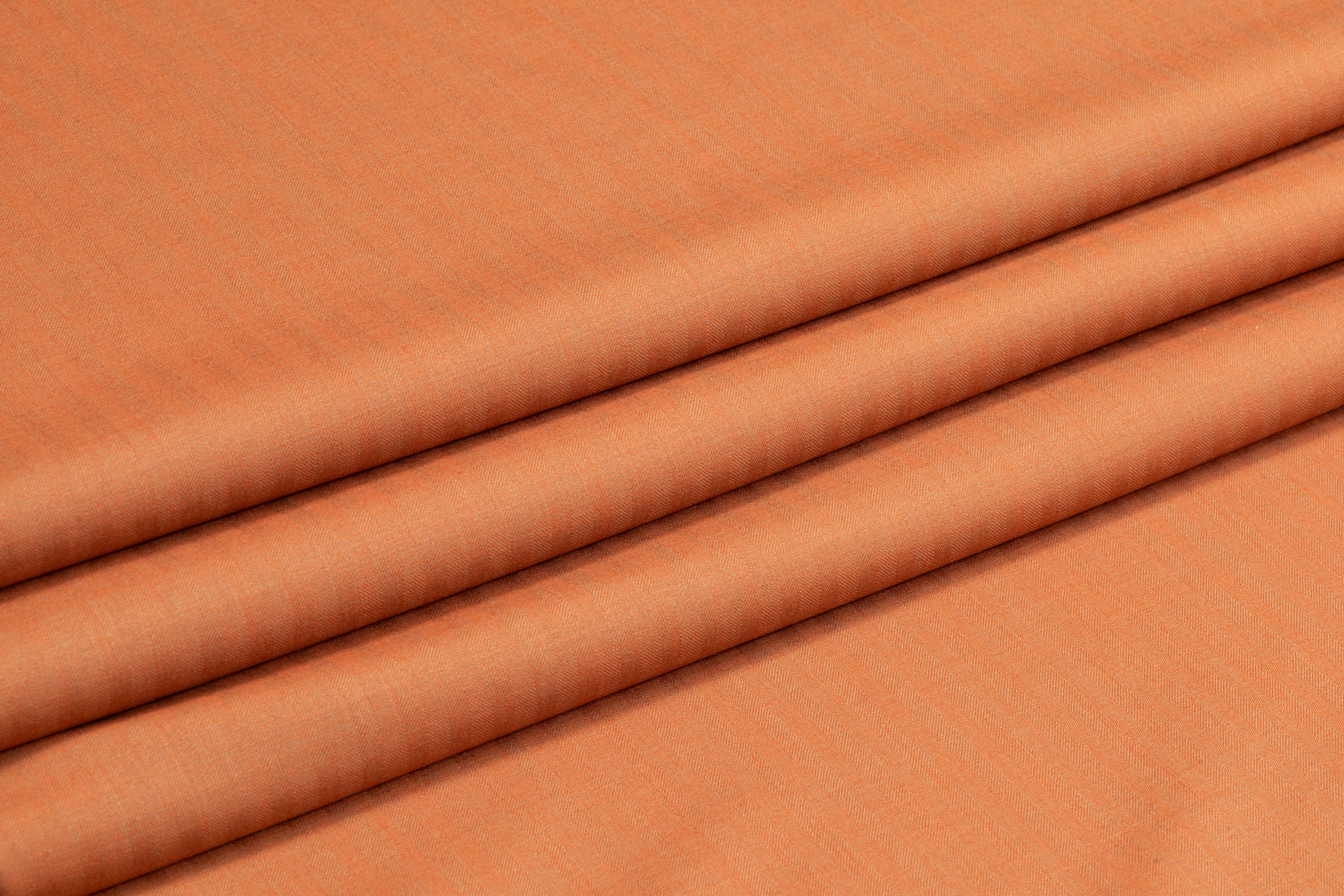 Iridescent Italian Summer Tasmania Super 130s Wool Suiting - Rust / Khaki