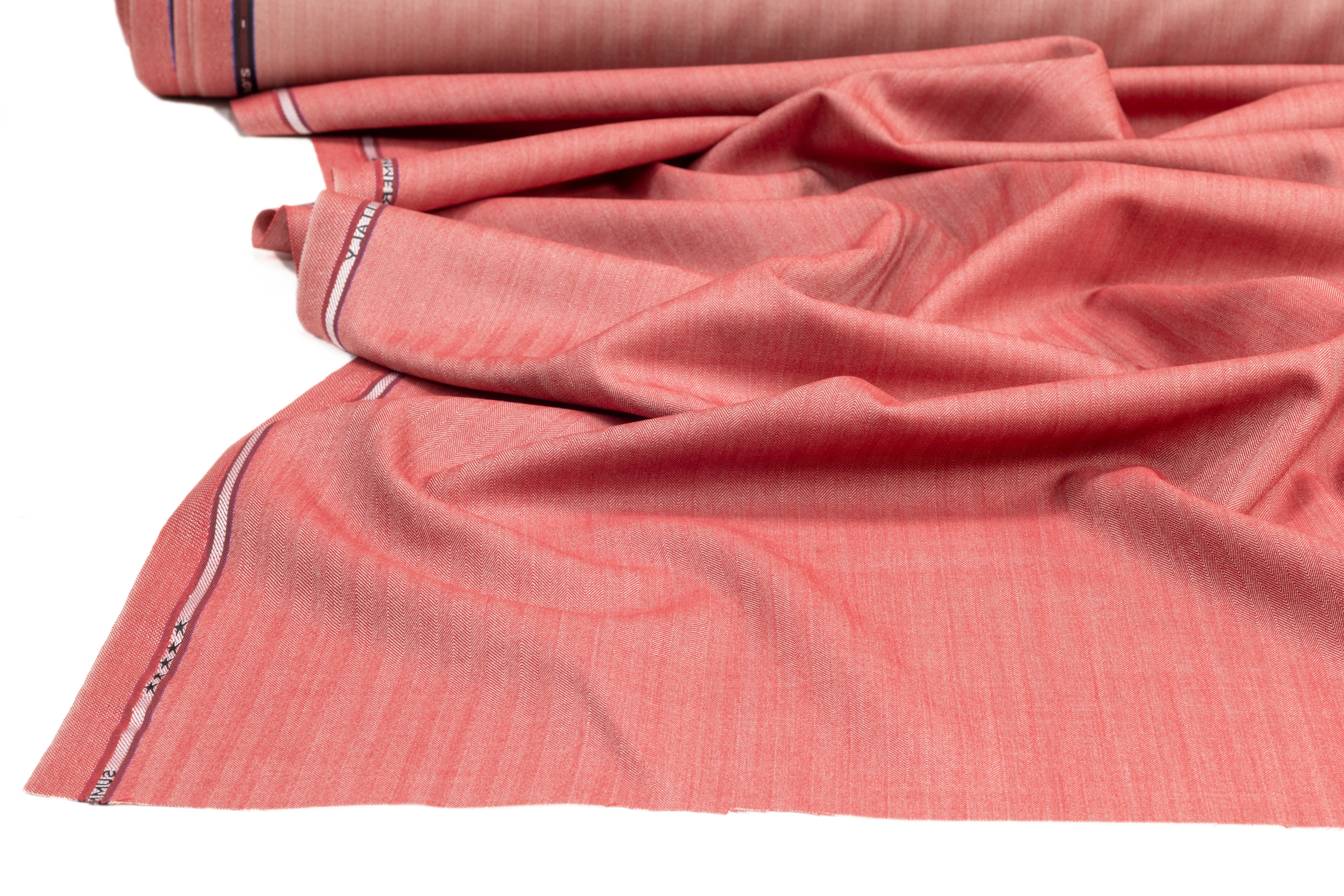 Iridescent Italian Summer Tasmania Super 130s Wool Suiting - Blush / Rose