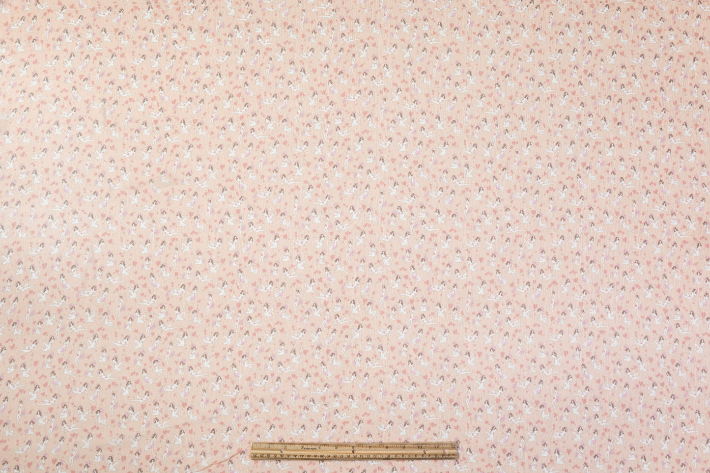 Italian Crinkled Silk Chiffon - Peachy Blush