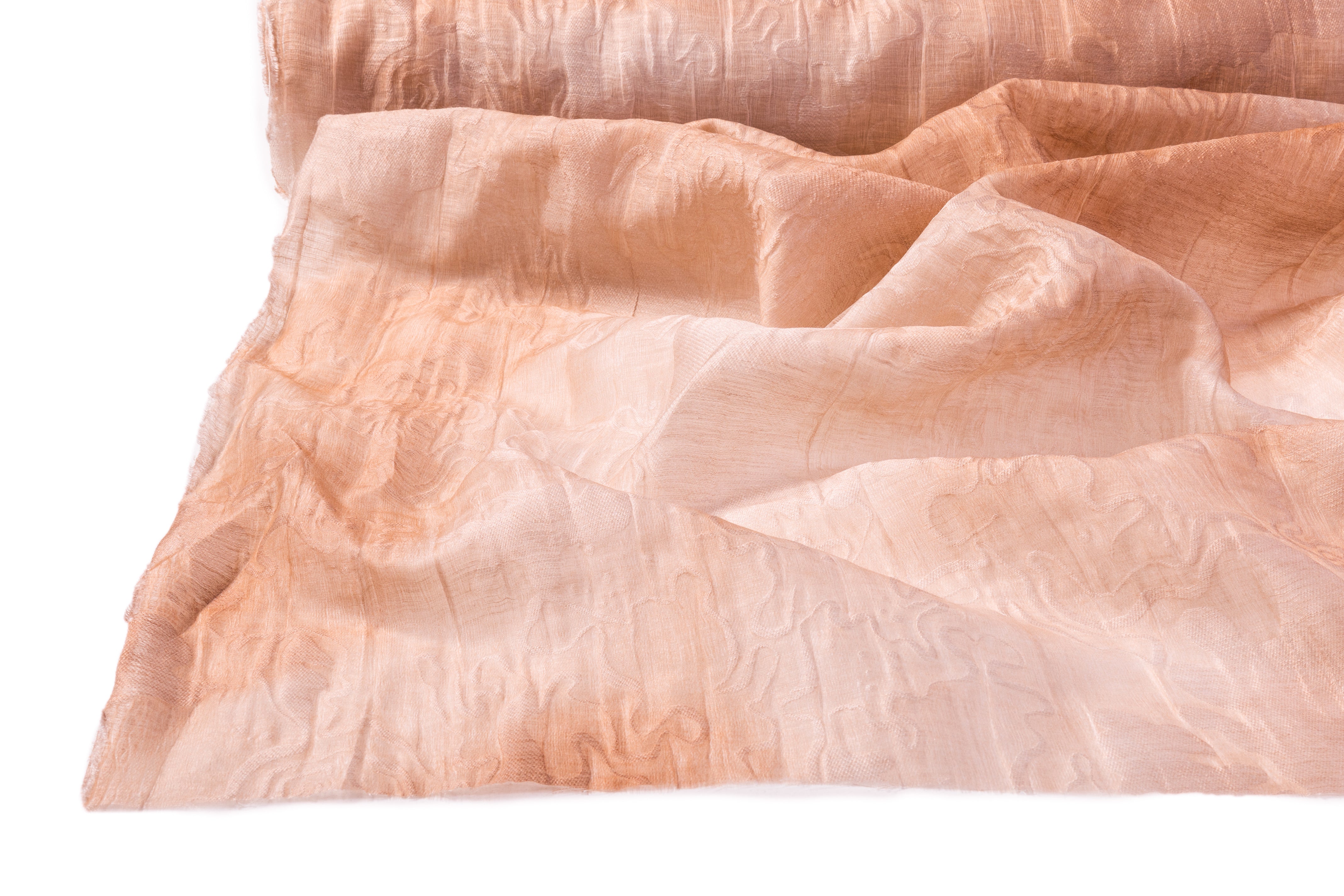 Abstract Italian Gauze - Peachy Blush