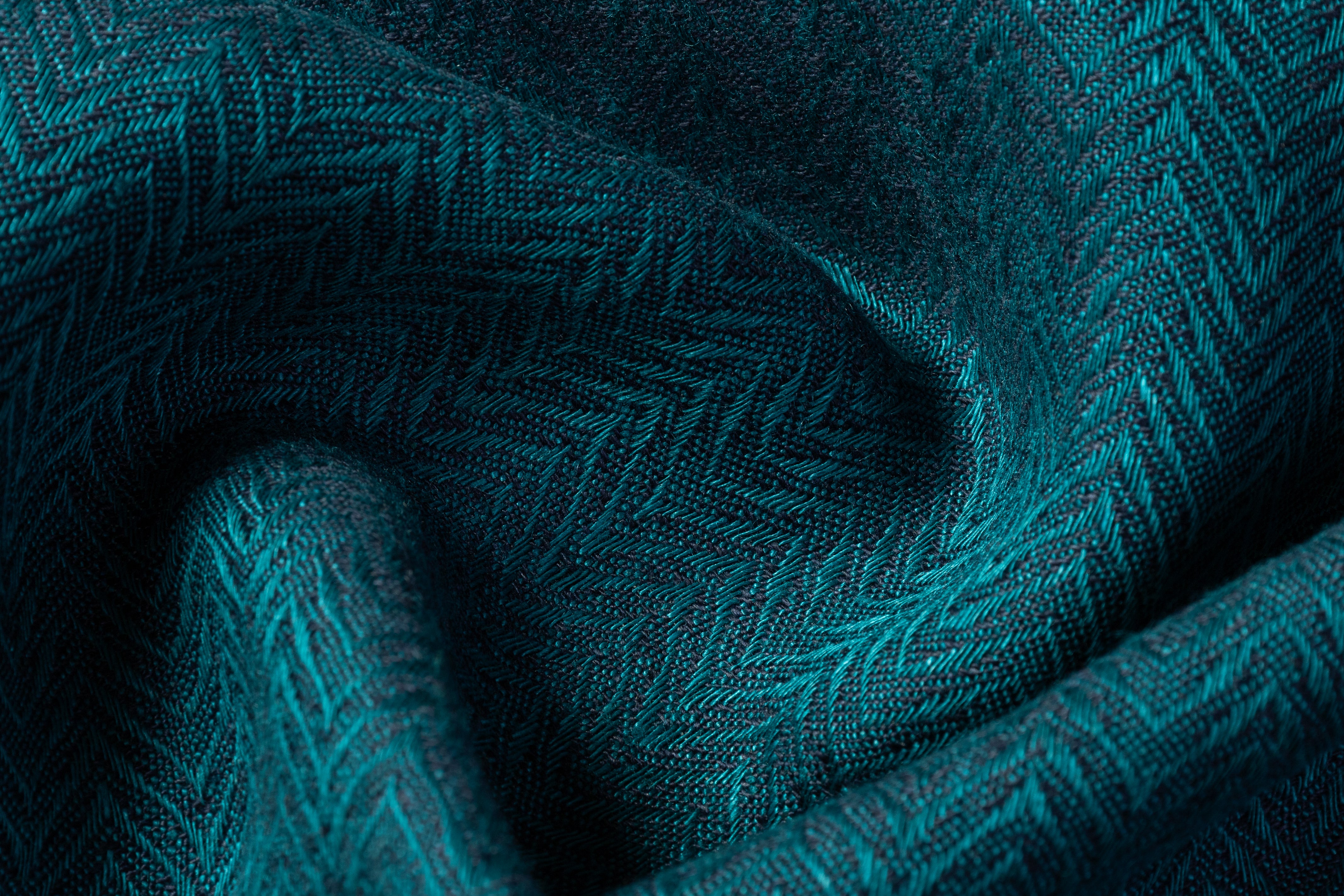Ferla - Italian Linen Jacquard - Teal
