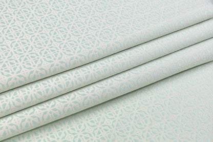 Geometric Brocade - Mint Green