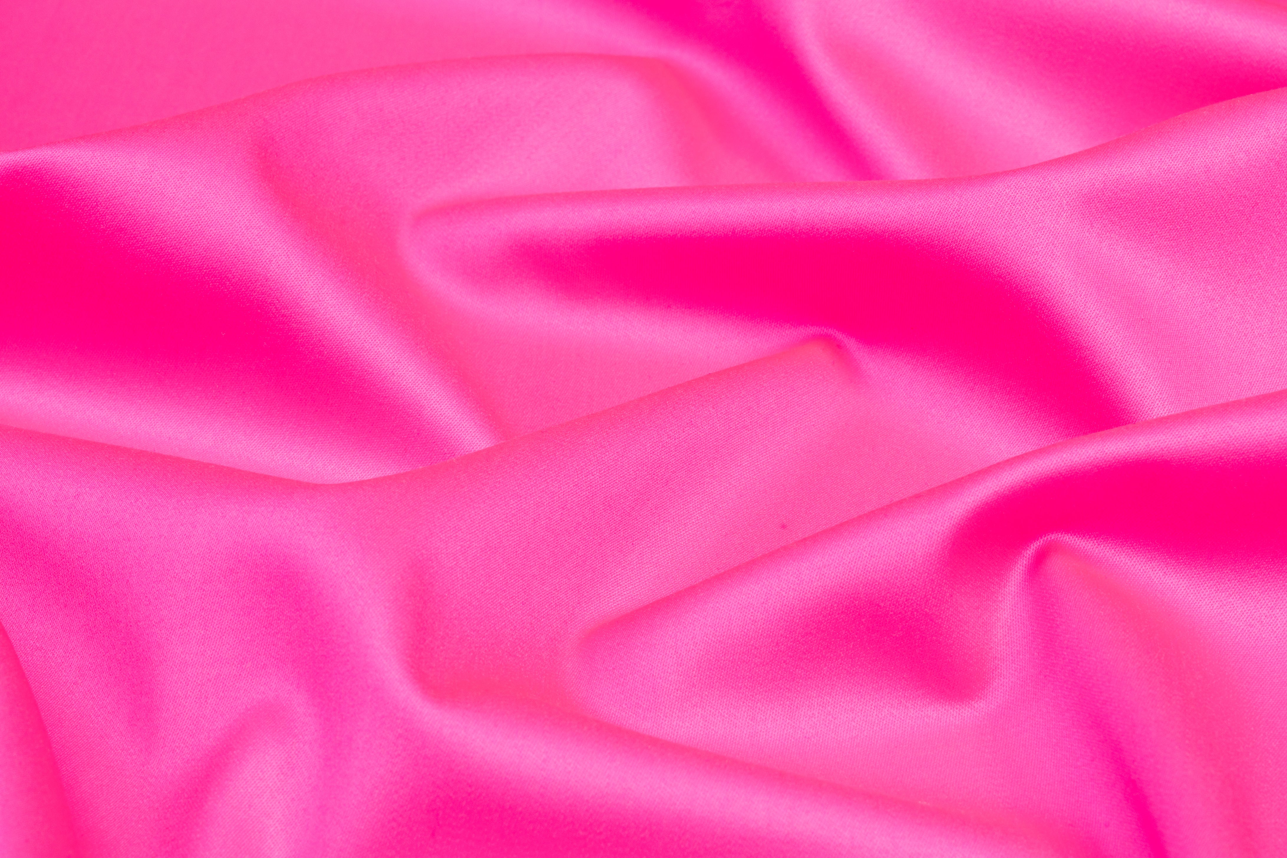 Super 150s Italian Wool Blend Satin Faille Suiting - Hot Pink