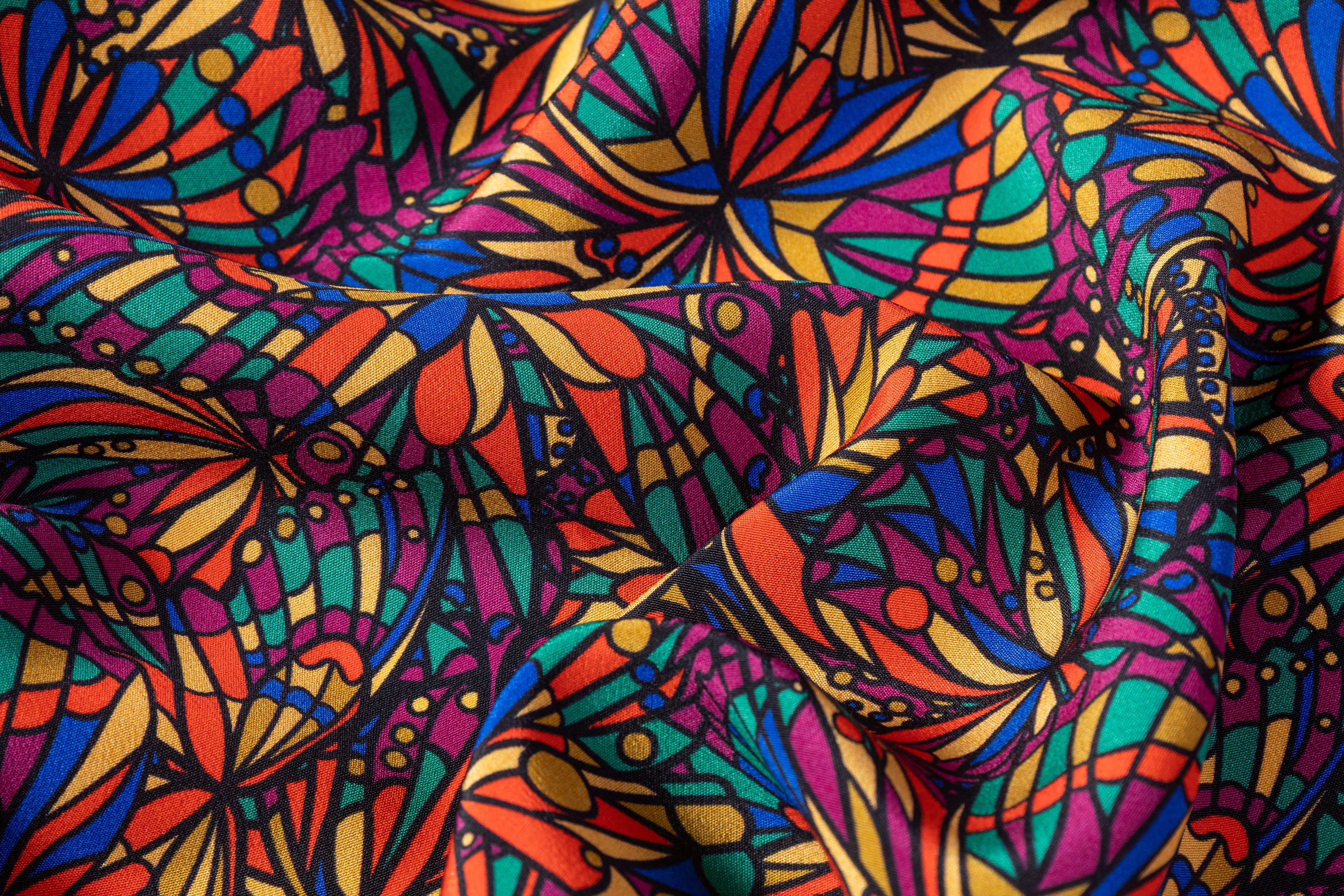 Liberty Fabrics - Silk Crepe De Chine - Multicolor