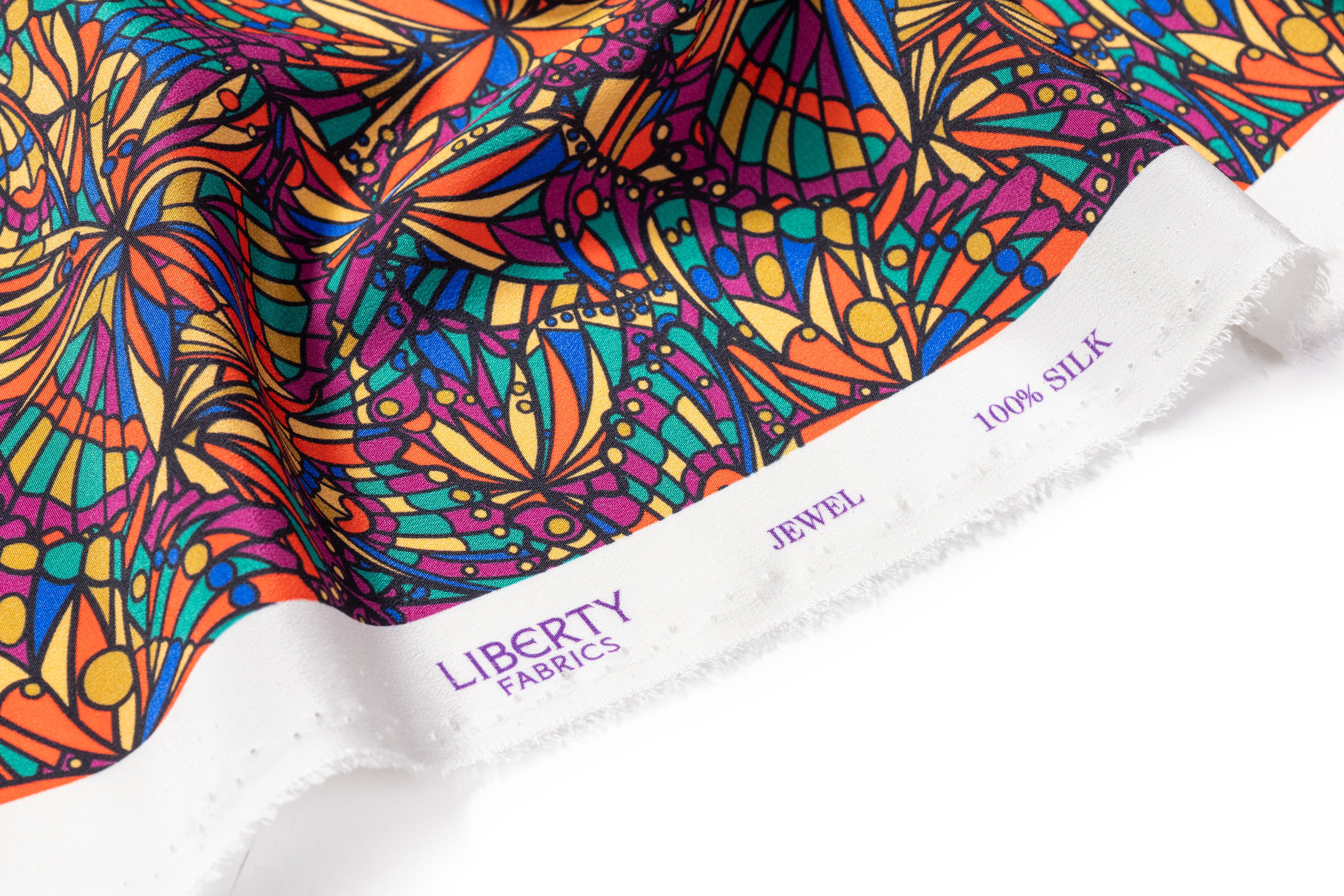 Liberty Fabrics - Silk Crepe De Chine - Multicolor