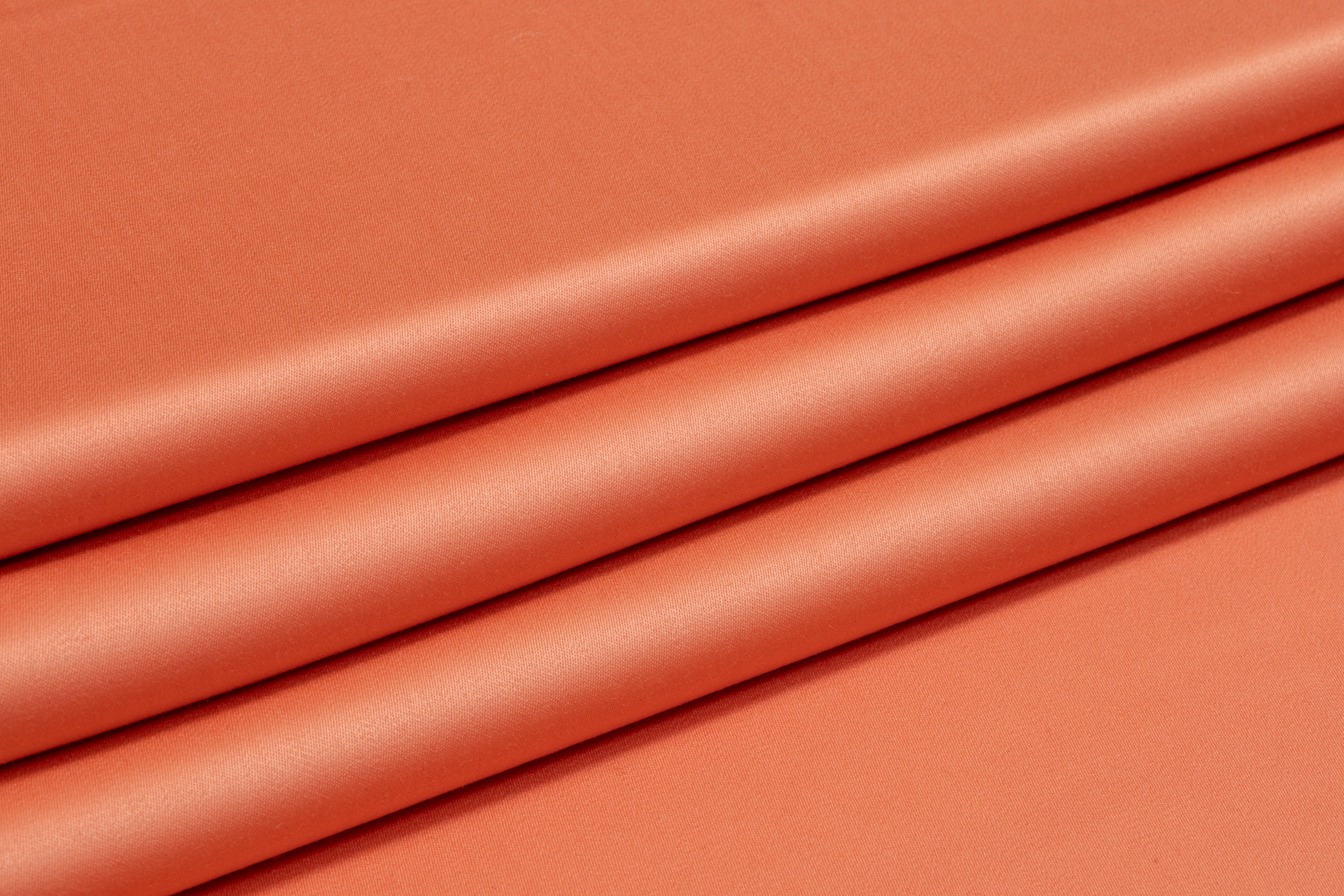 Super 150s Italian Wool Blend Satin Faille Suiting - Coral