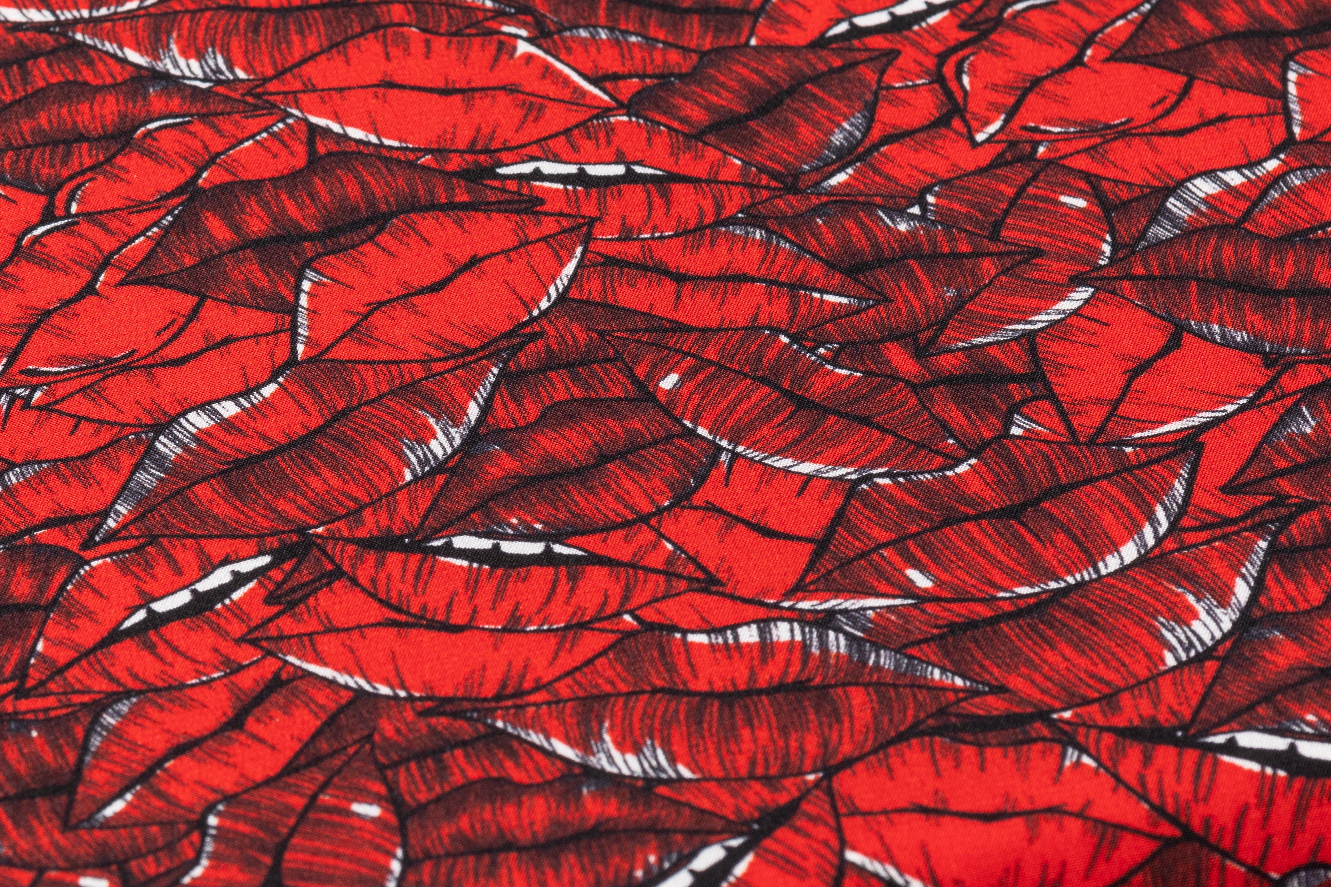 Valentino - Italian Silk Crepe De Chine - Red
