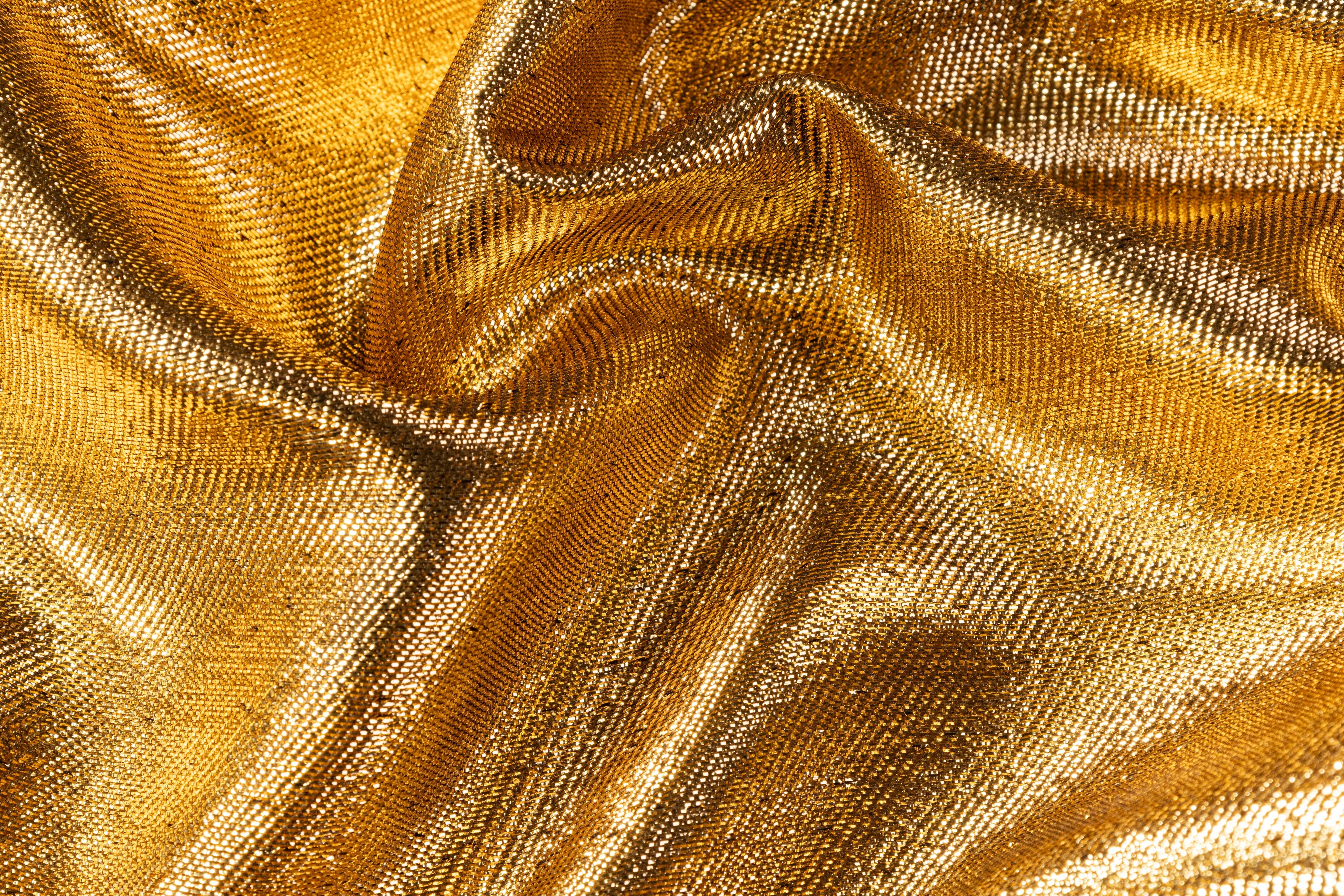 Italian Silk Lamé - Gold