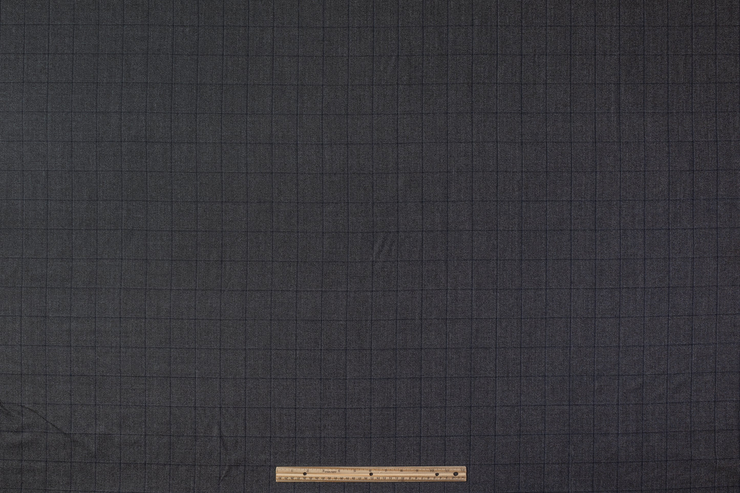 Tollegno - Checked Italian Wool Suiting - Charcoal Gray