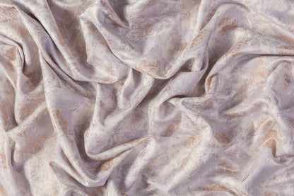 Abstract Metallic Brocade - Rose Gold / Lilac