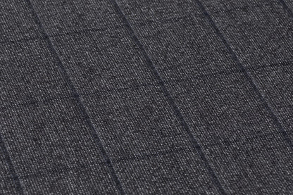 Tollegno - Checked Italian Wool Suiting - Charcoal Gray