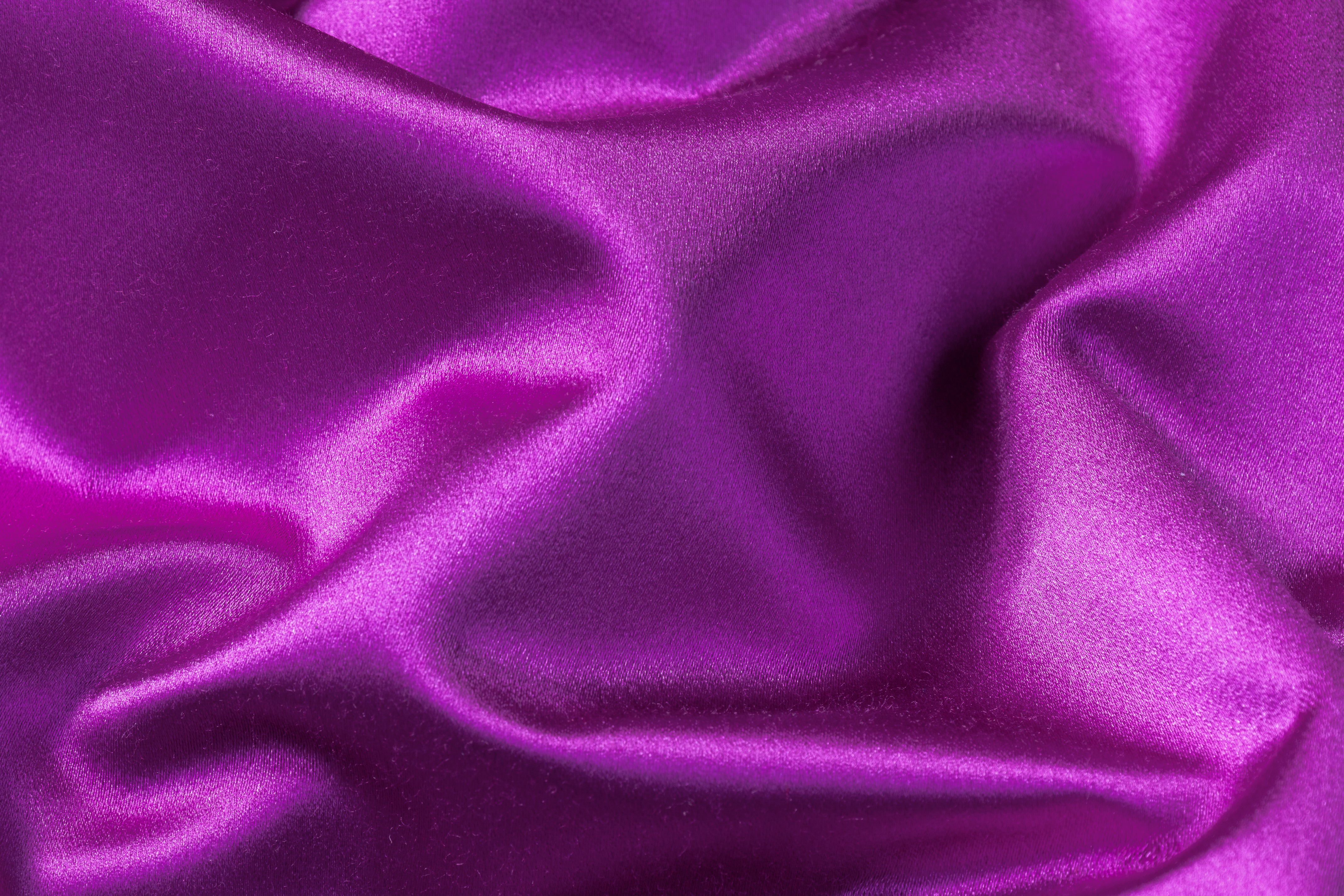 Italian Silk Viscose Duchess Satin - Purple